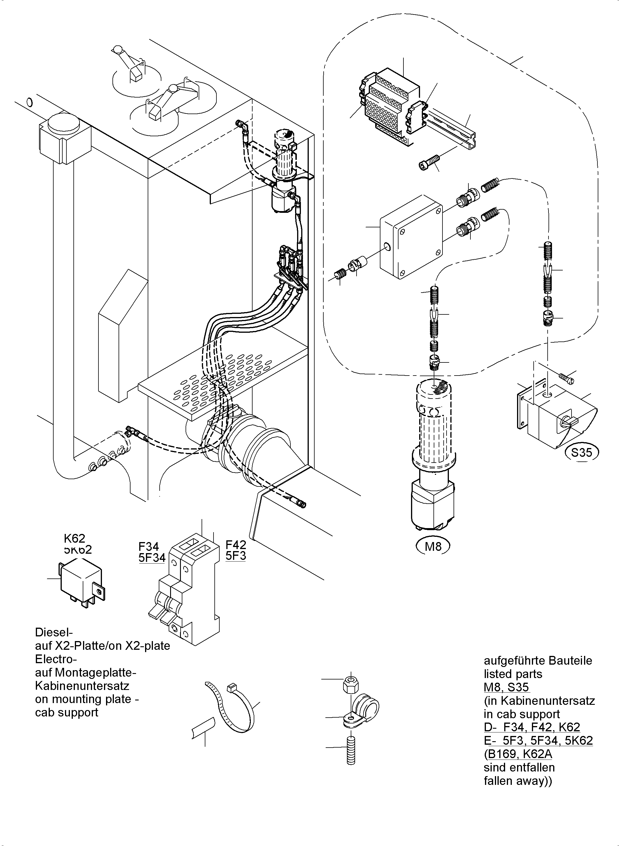 Excavators Mining Komatsu / PC5500-6 S/N 15112(G15112) / Electric Parts - Transfusing Pump(515-2154c : 515-2154c)