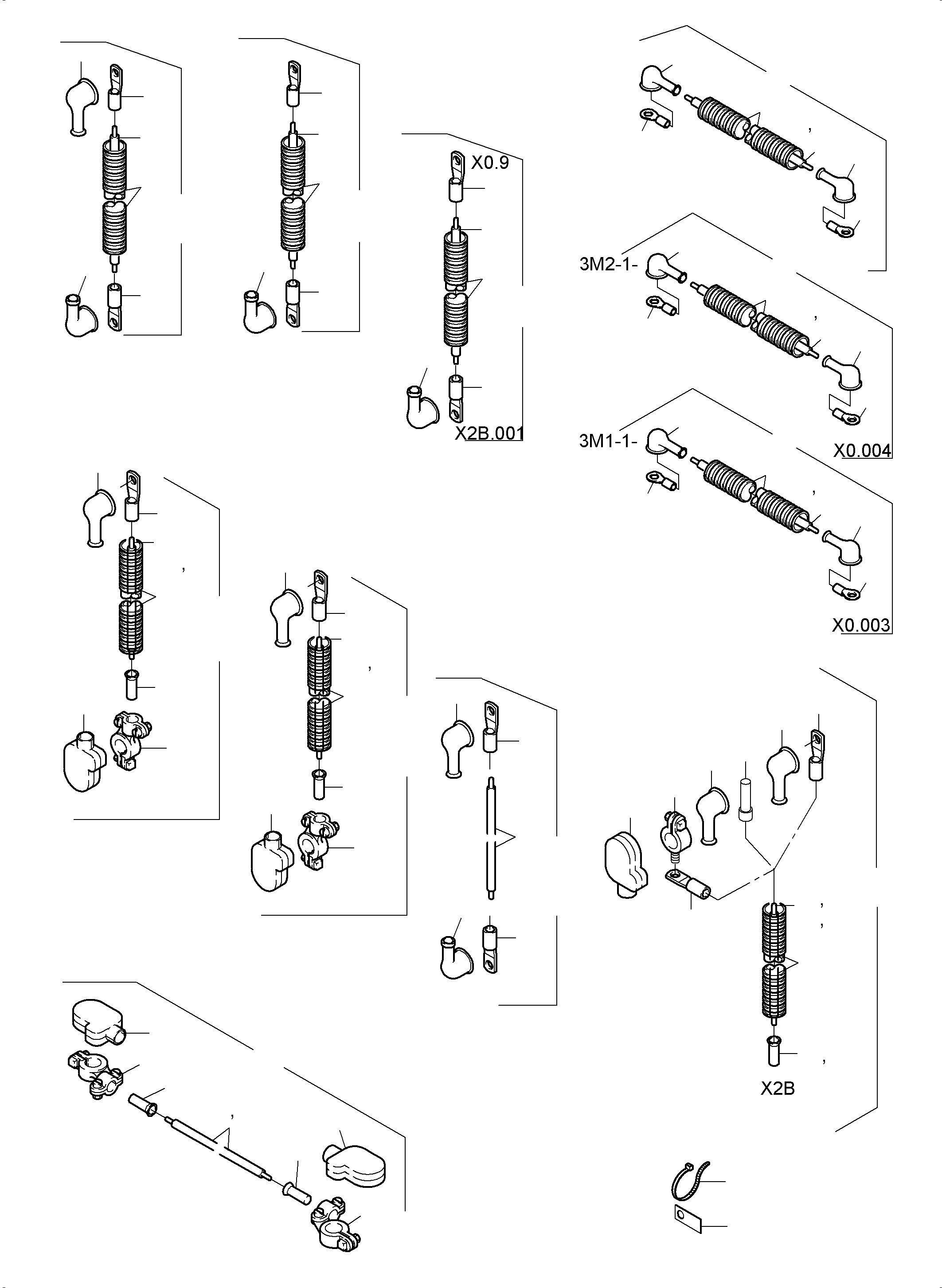 Excavators Mining Komatsu / PC5500-6 S/N 15112(G15112) / Batteries with Cables(515-2130i : 515-2130i)