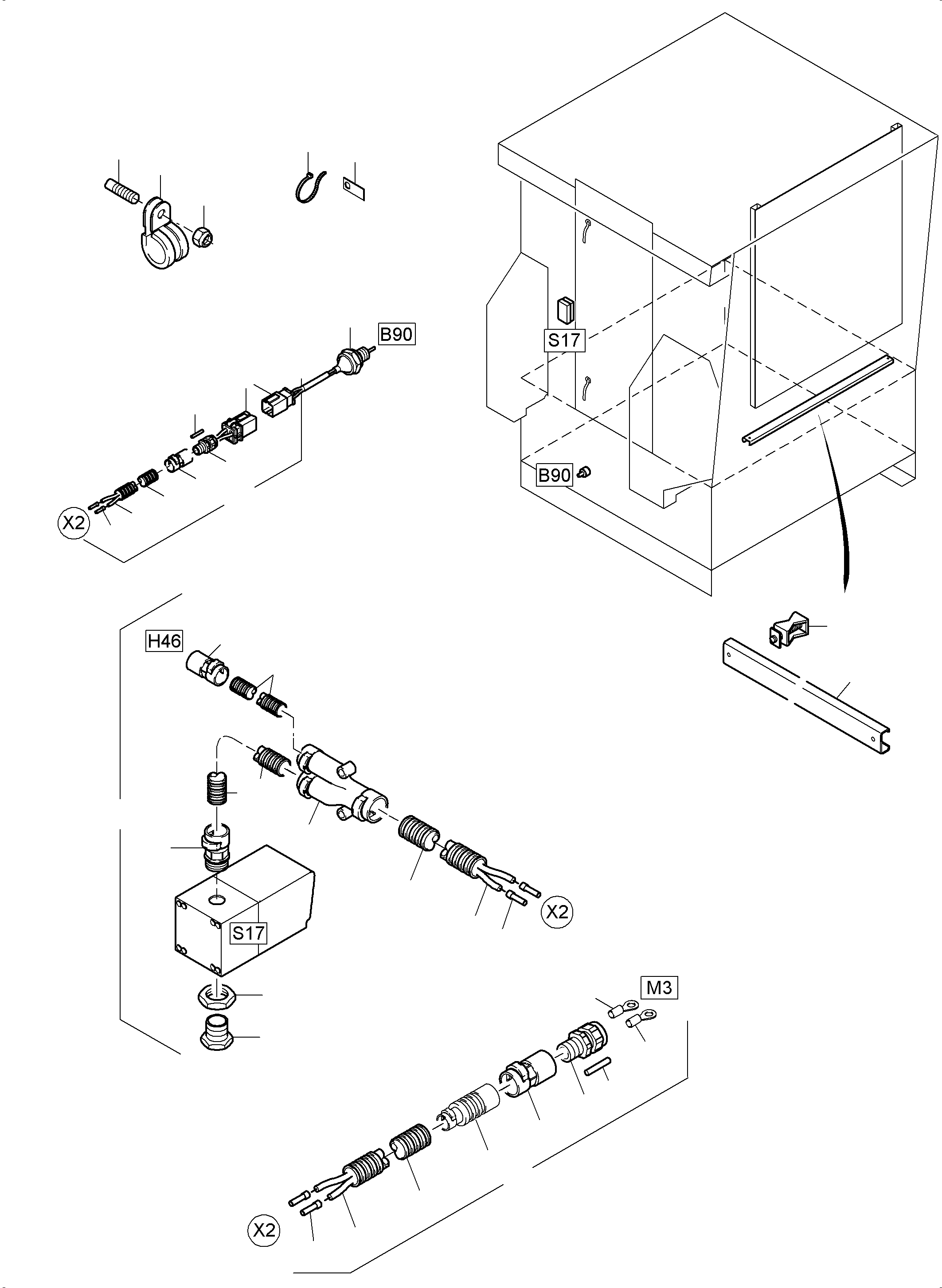 Excavators Mining Komatsu / PC5500-6 S/N 15112(G15112) / Electric - Cab Support(515-2135u : 515-2135u)