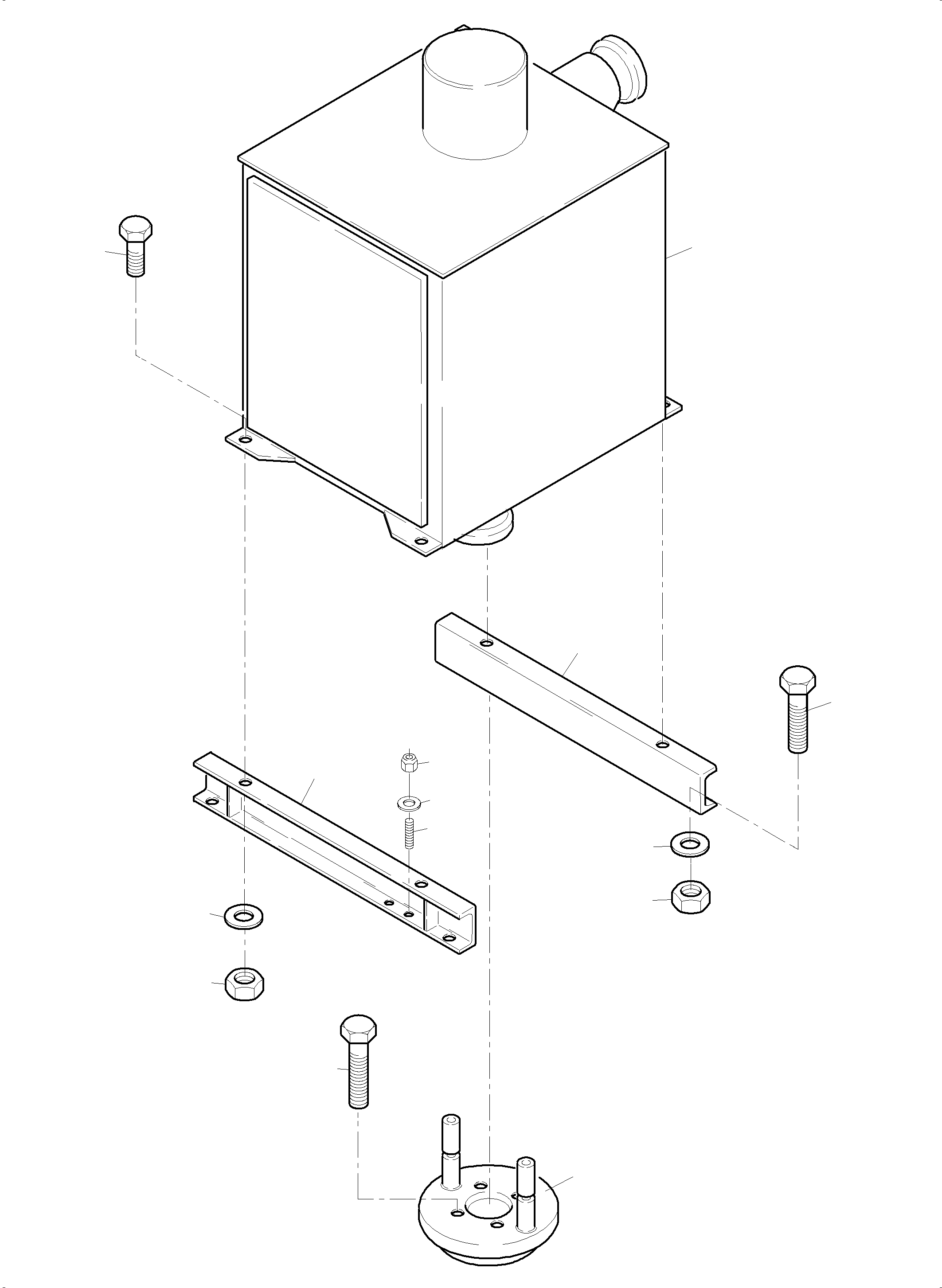 Komatsu parts book diagram for PC5500-6E S/N 15134: SLIP RING MOUNTING