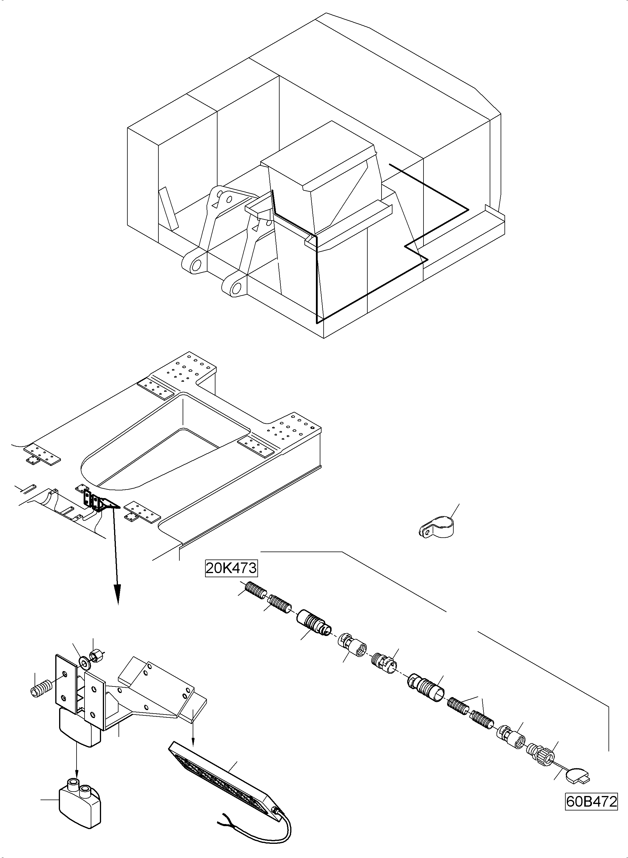 Komatsu parts book diagram for PC5500-6E S/N 15134: CAMERASYSTEM