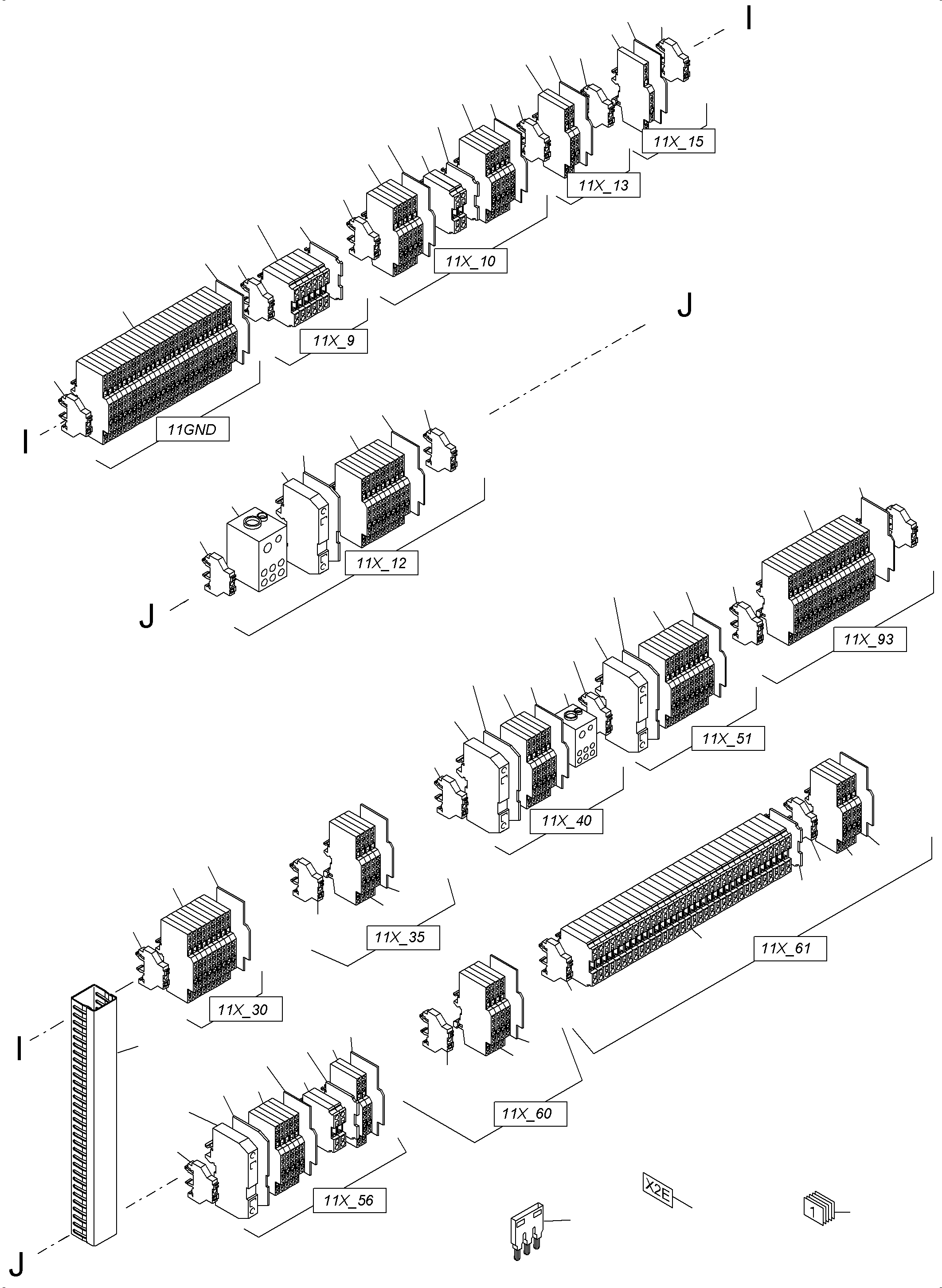 Komatsu parts book diagram for PC5500-6E S/N 15134: SWITCH FRAMING X2