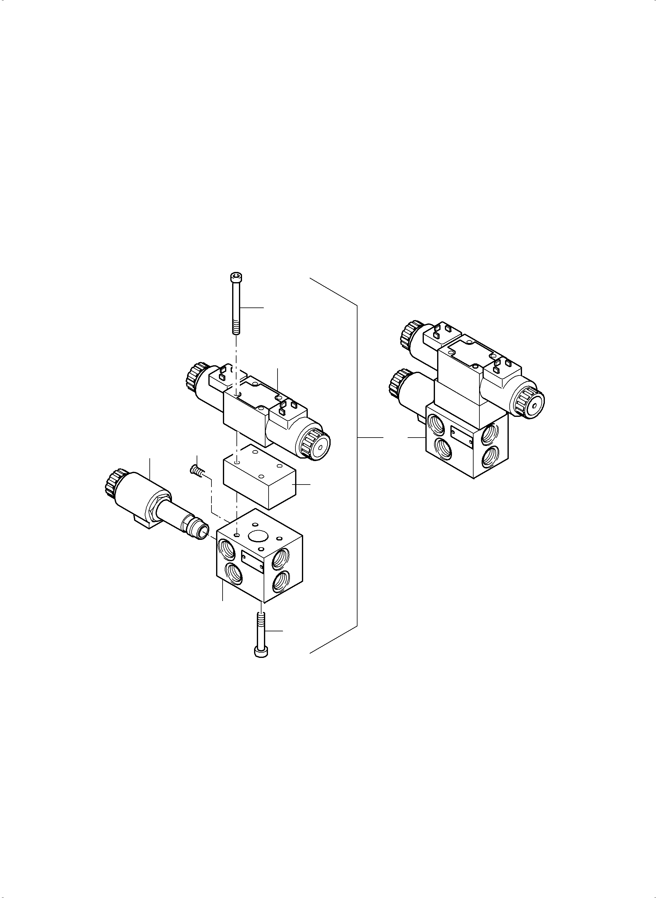 Komatsu parts book diagram for PC5500-6 S/N 15137: CONTROL PLATE