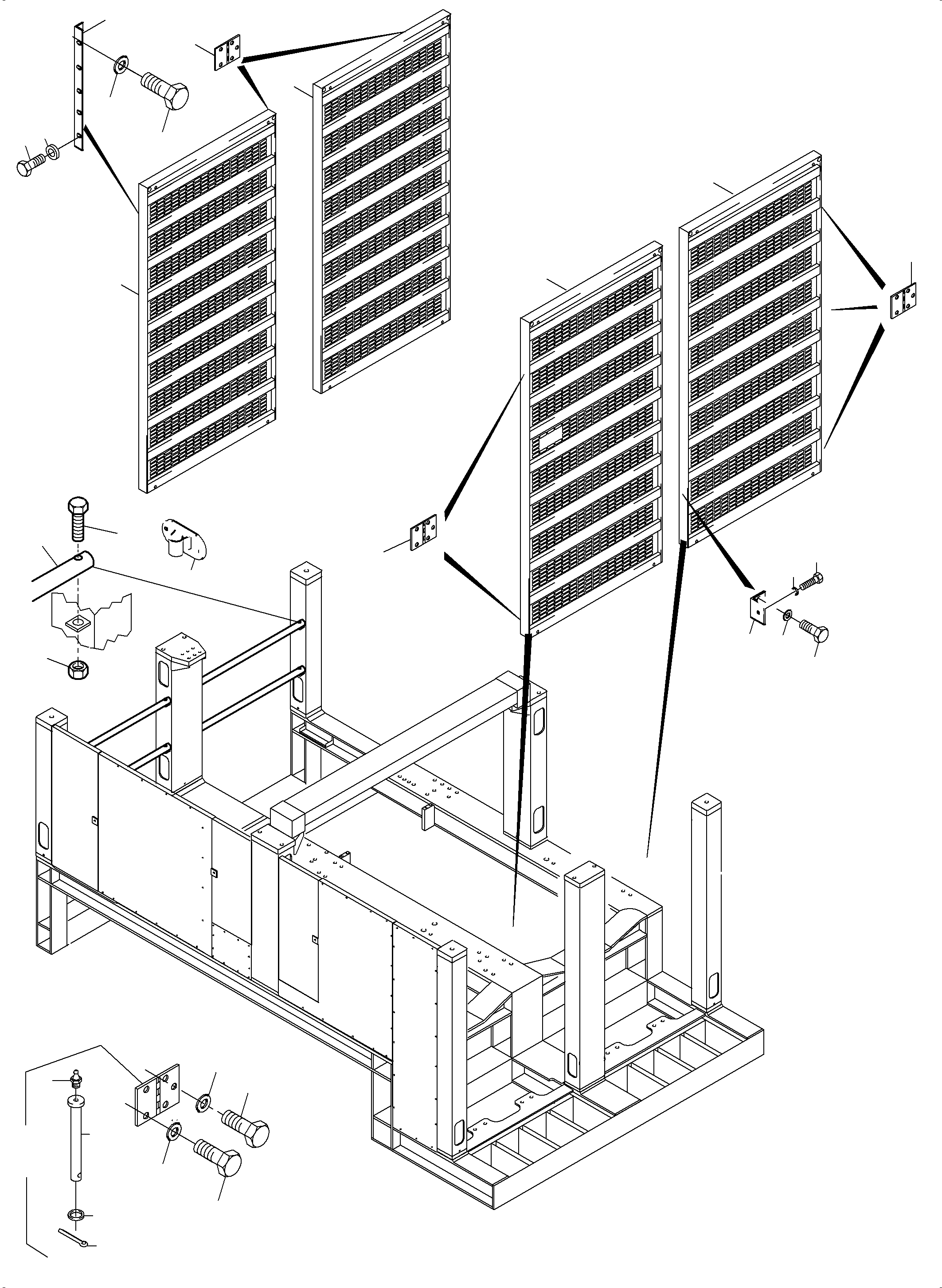 Komatsu parts book diagram for PC5500-6 S/N 15137: MACHINERY HOUSE DIESEL