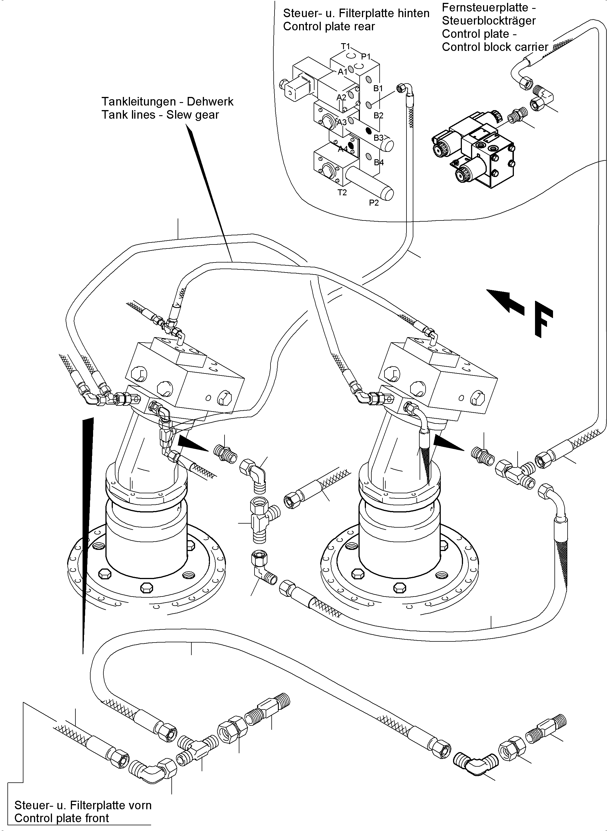 Komatsu parts book diagram for PC5500-6 S/N 15149: CONTROL - SLEW GEAR