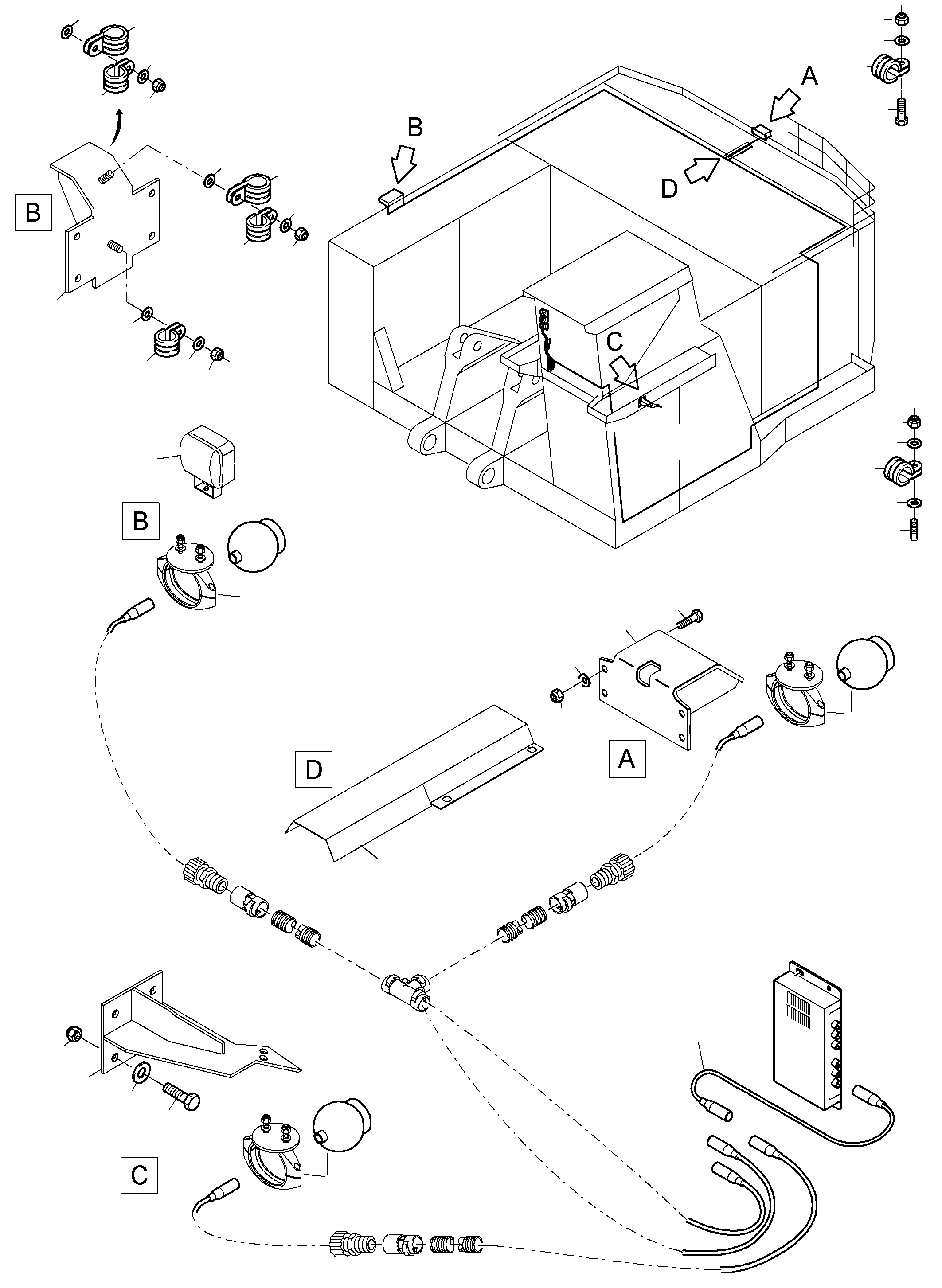 Komatsu parts book diagram for PC5500-6 S/N 15149: CAMERASYSTEM