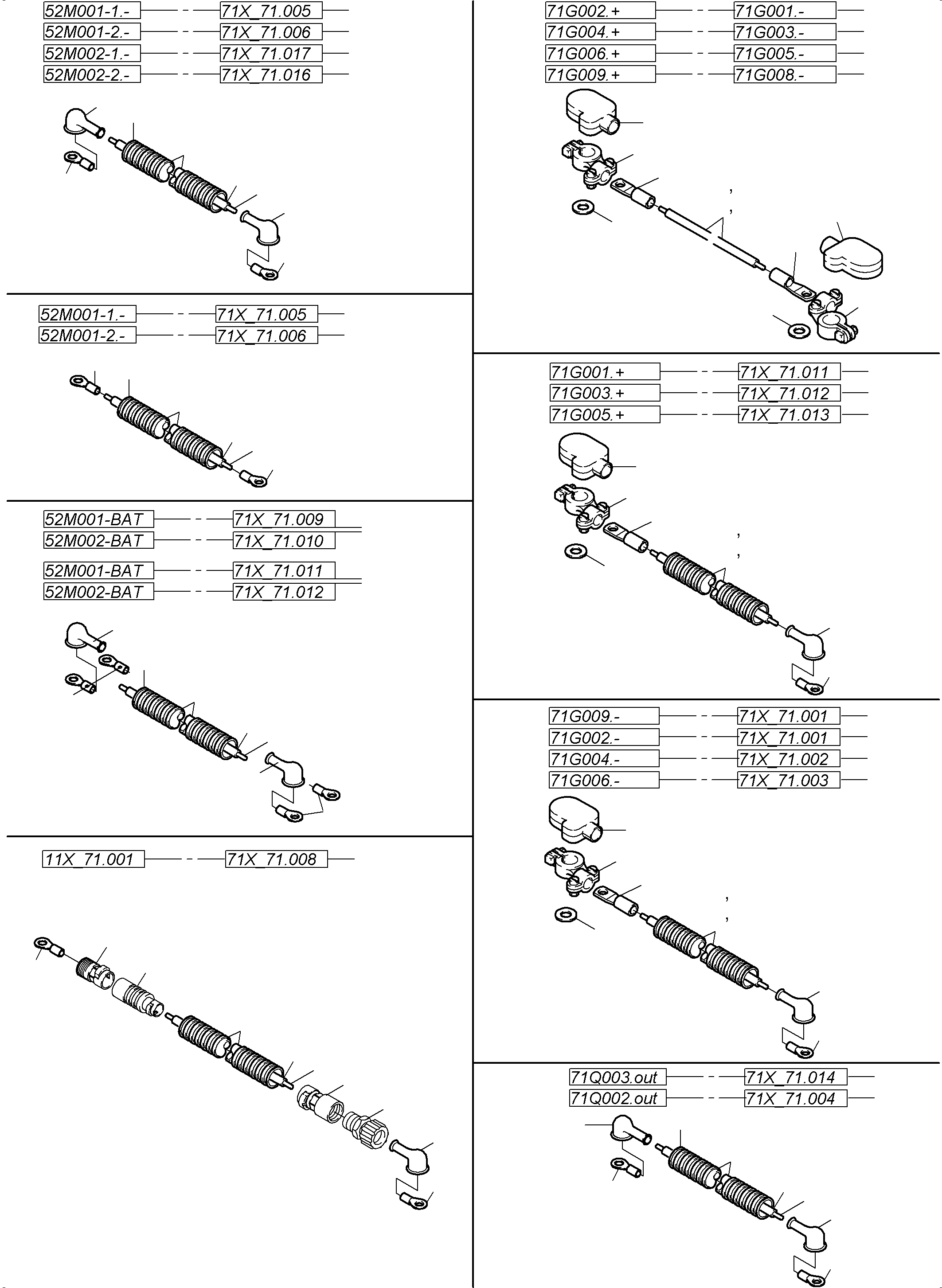 Excavators Mining Komatsu / PC5500-6 S/N 15153(G15153) / Batteries with Cables(515-2271c : 515-2271c)