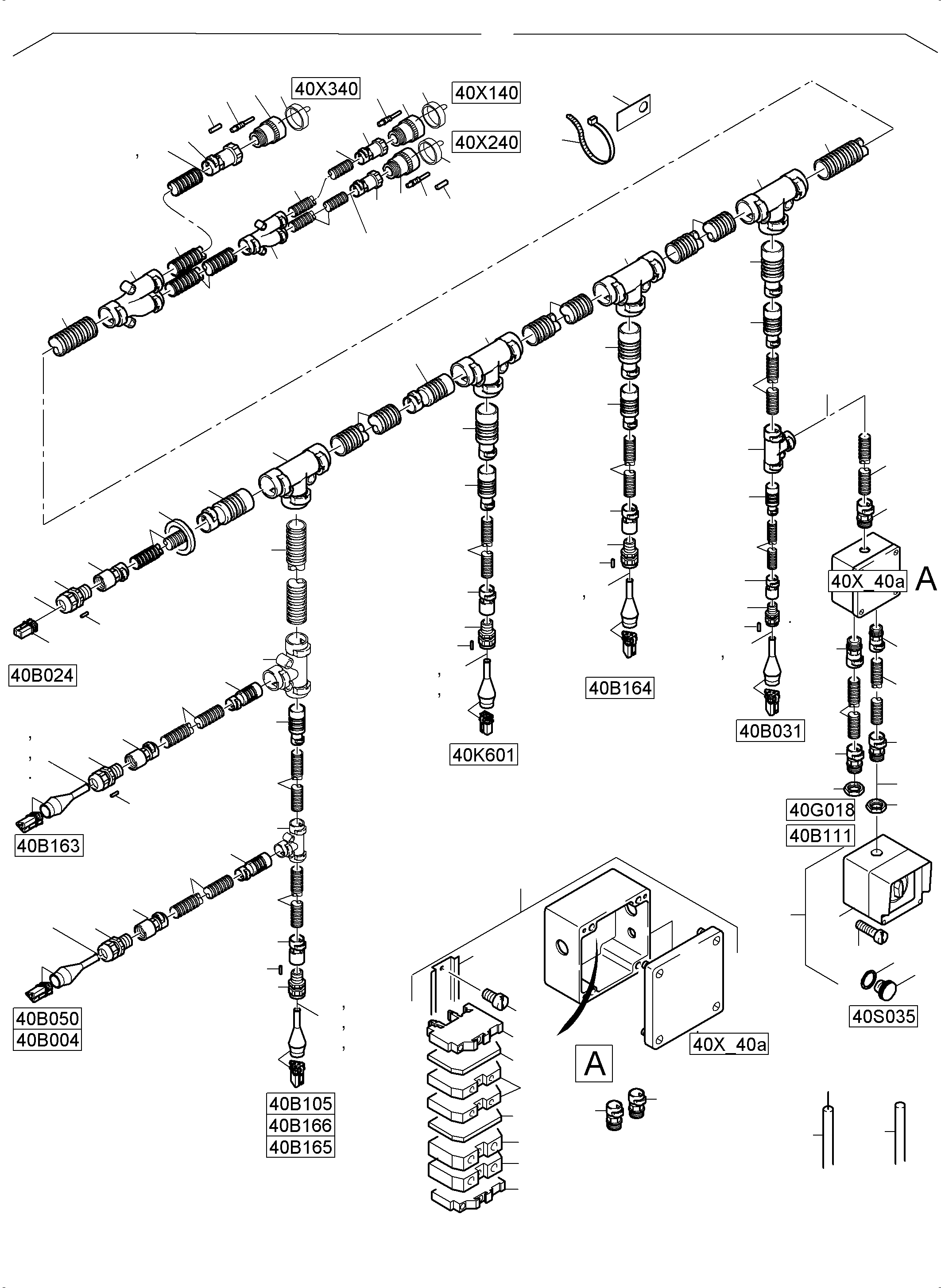 Excavators Mining Komatsu / PC5500-6 S/N 15153(G15153) / Oil tank, oil cooler and transfusing pump - harnesses(515-2242a : 515-2242a)