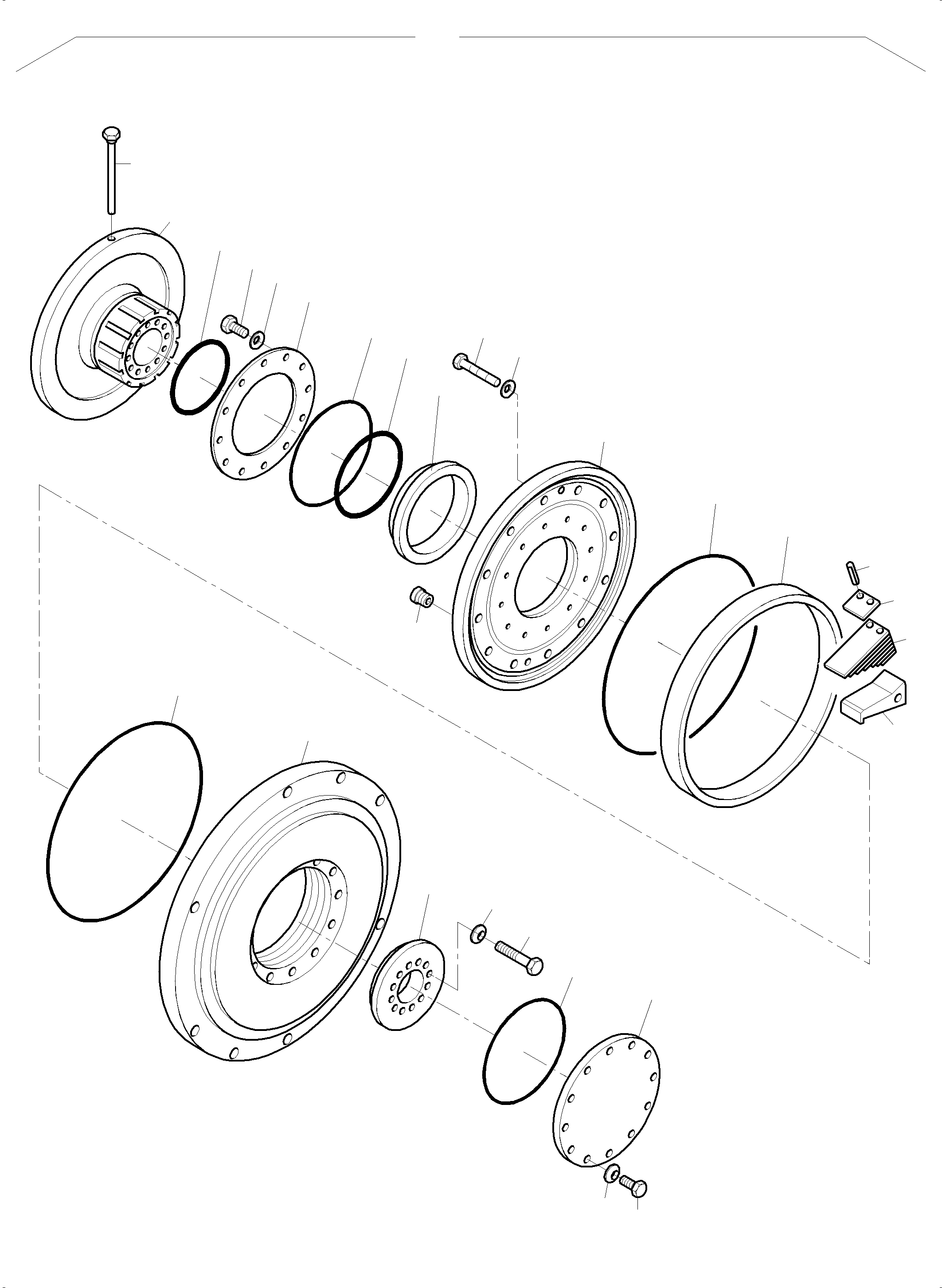 Excavators Mining Komatsu / PC5500-6 S/N 15153(G15153) / Coupling(991-0160a : 991-0160a)