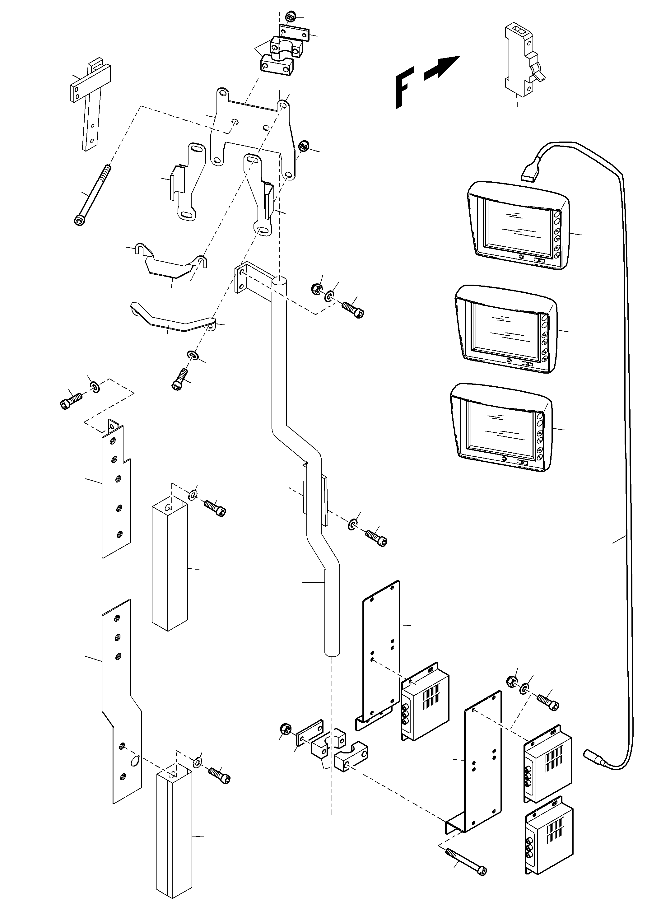 Komatsu parts book diagram for PC5500-6 S/N 15153: CAMERASYSTEM