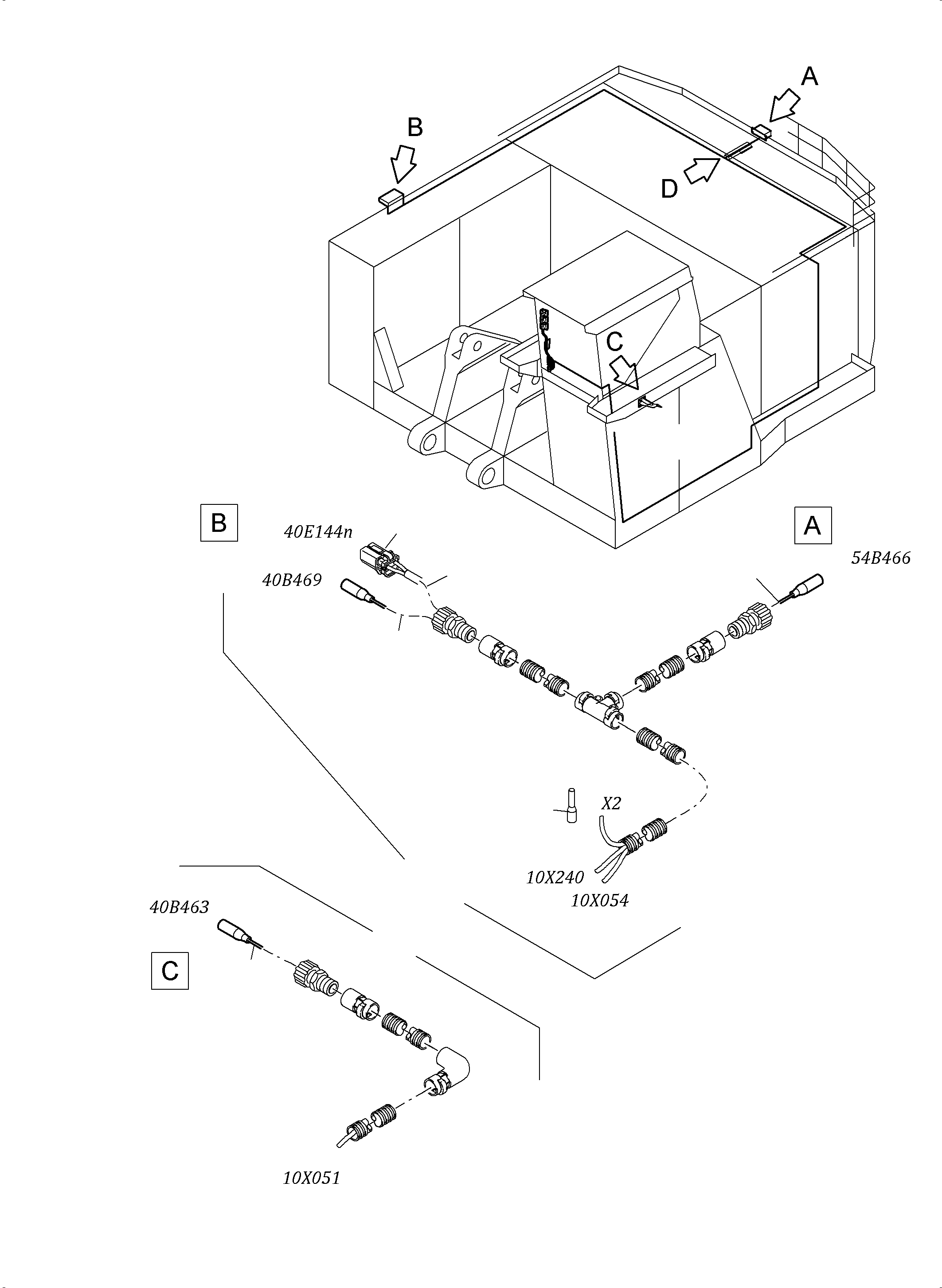 Komatsu parts book diagram for PC5500-6 S/N 15153: CAMERASYSTEM