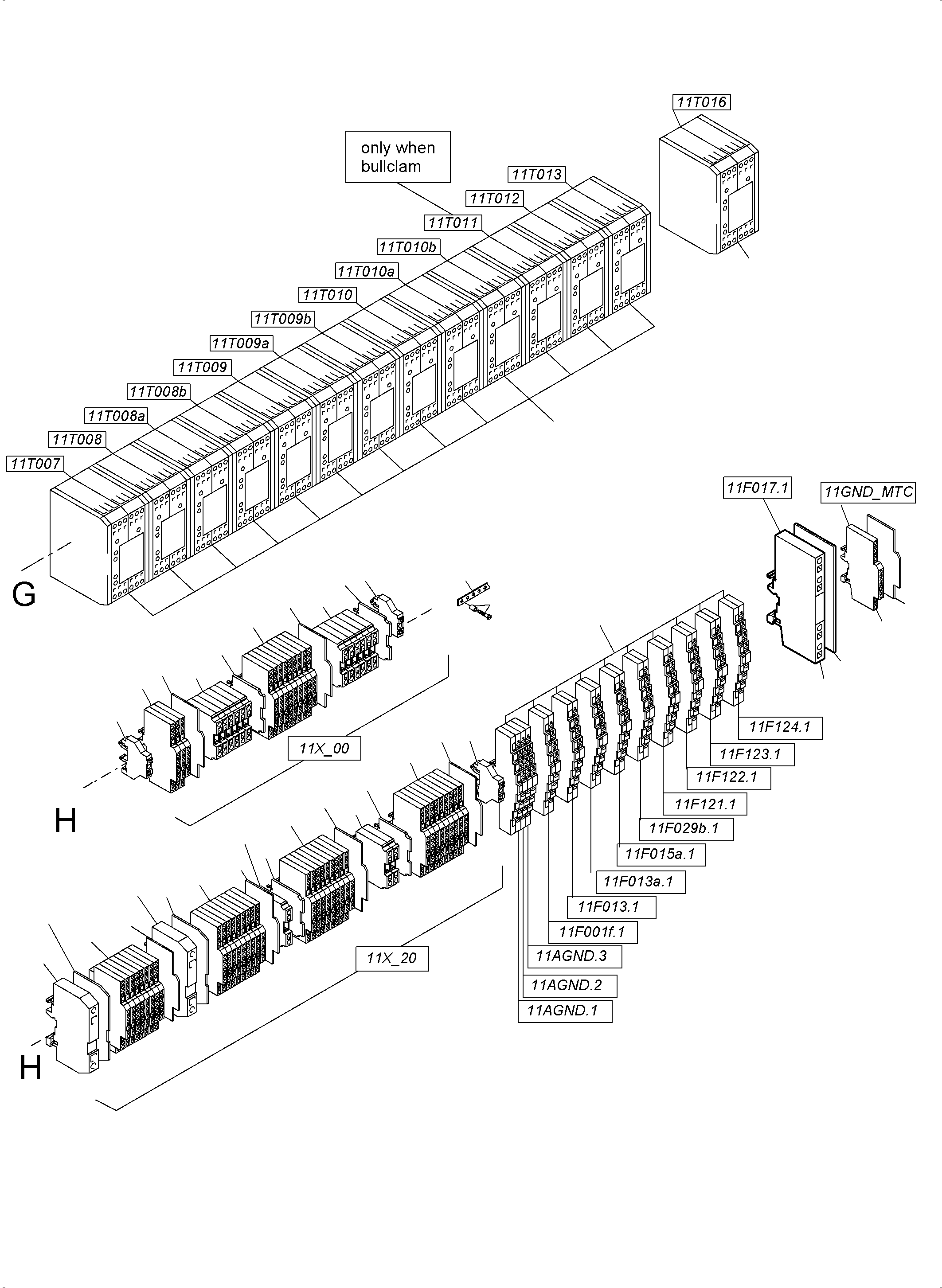 Excavators Mining Komatsu / PC5500-6 S/N 15153(G15153) / Switch framing location 11(515-2218h : 515-2218h)
