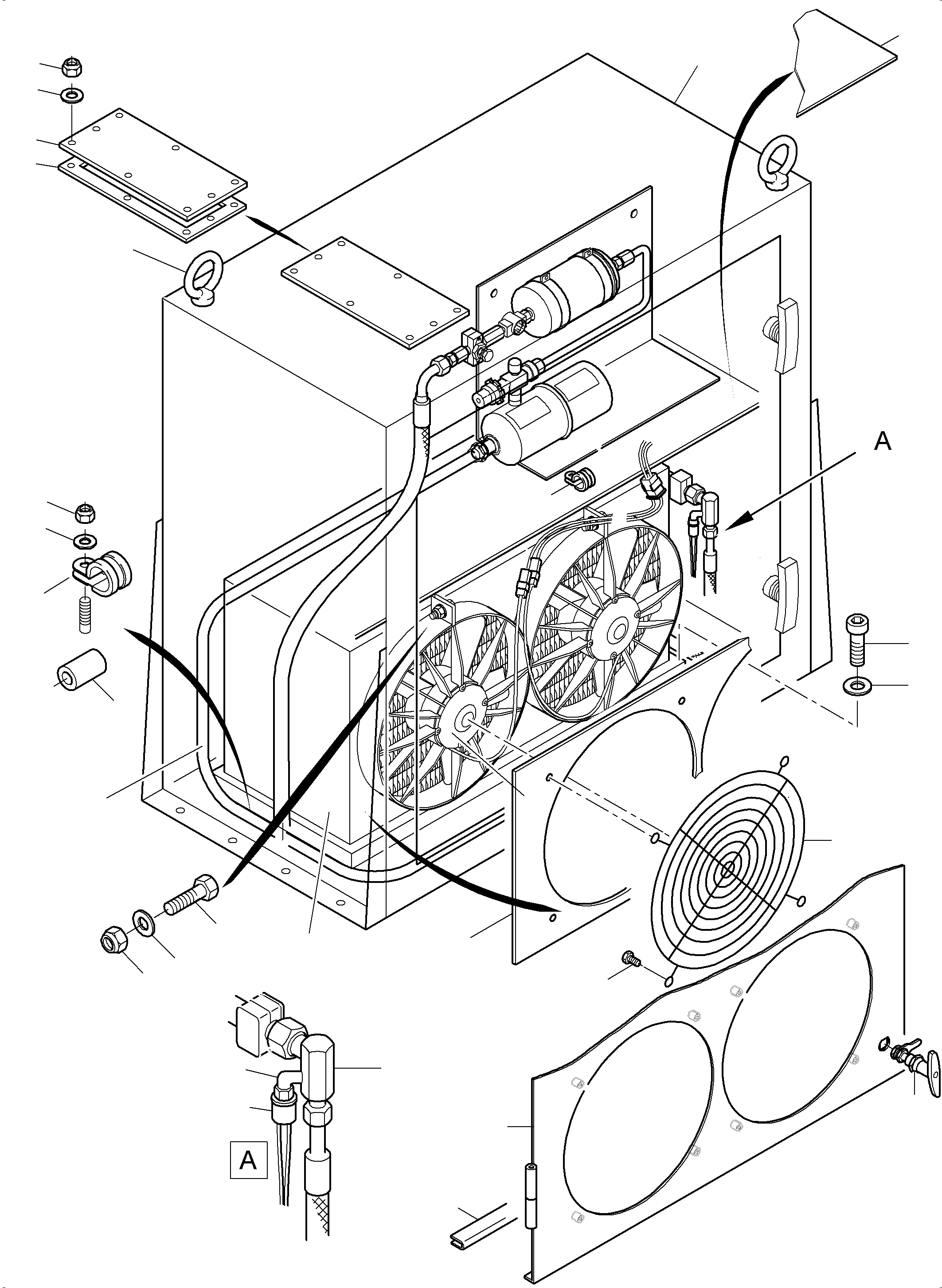 Excavators Mining Komatsu / PC5500-6 S/N 15155(G15155) / Air Condition Arr. - Cabine(515-2042e : 515-2042e)