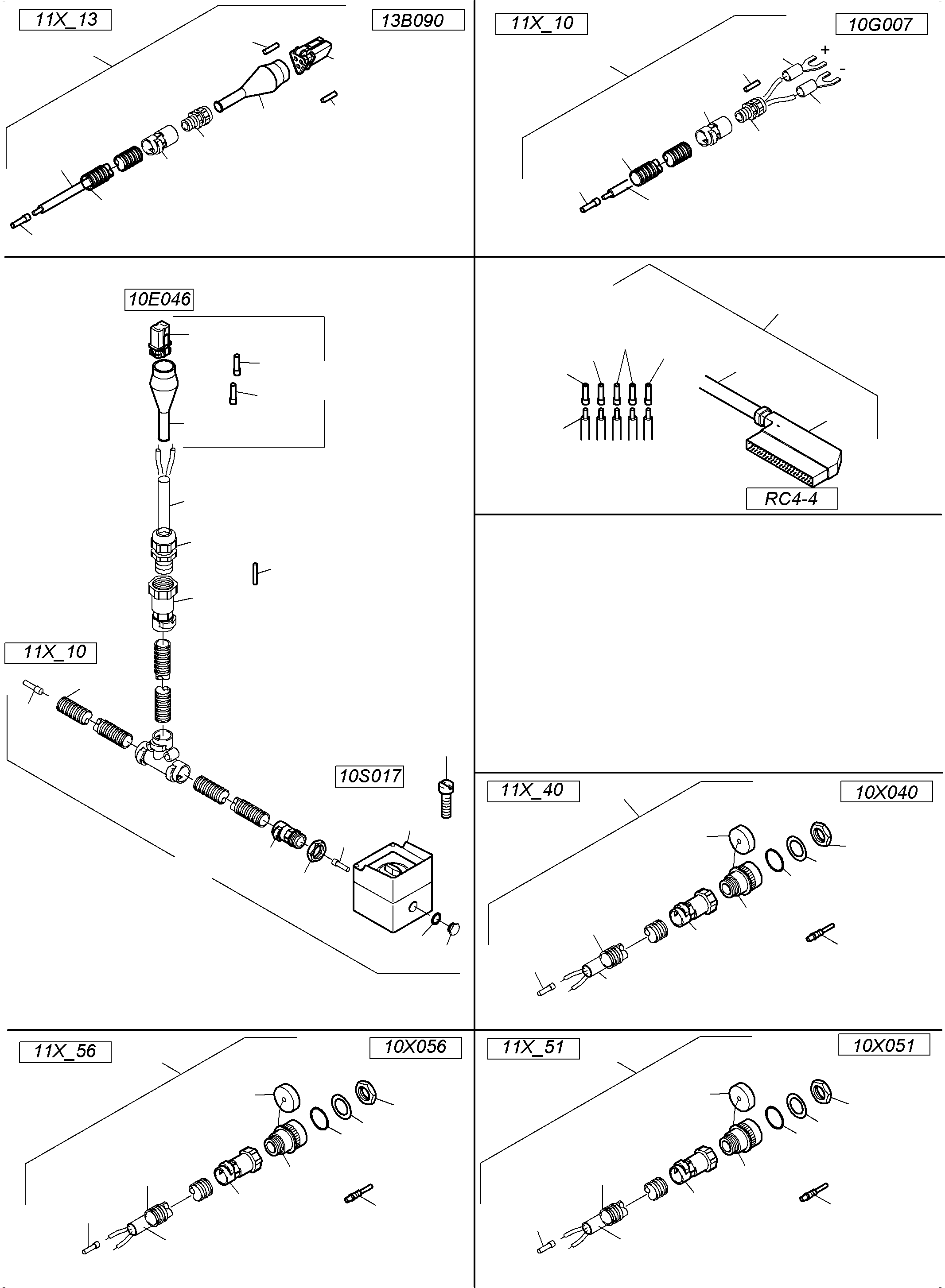 Komatsu parts book diagram for PC5500-6 S/N 15164: CABIN SUPPORT AND INTERMEDIATE LANDING HARNESSES