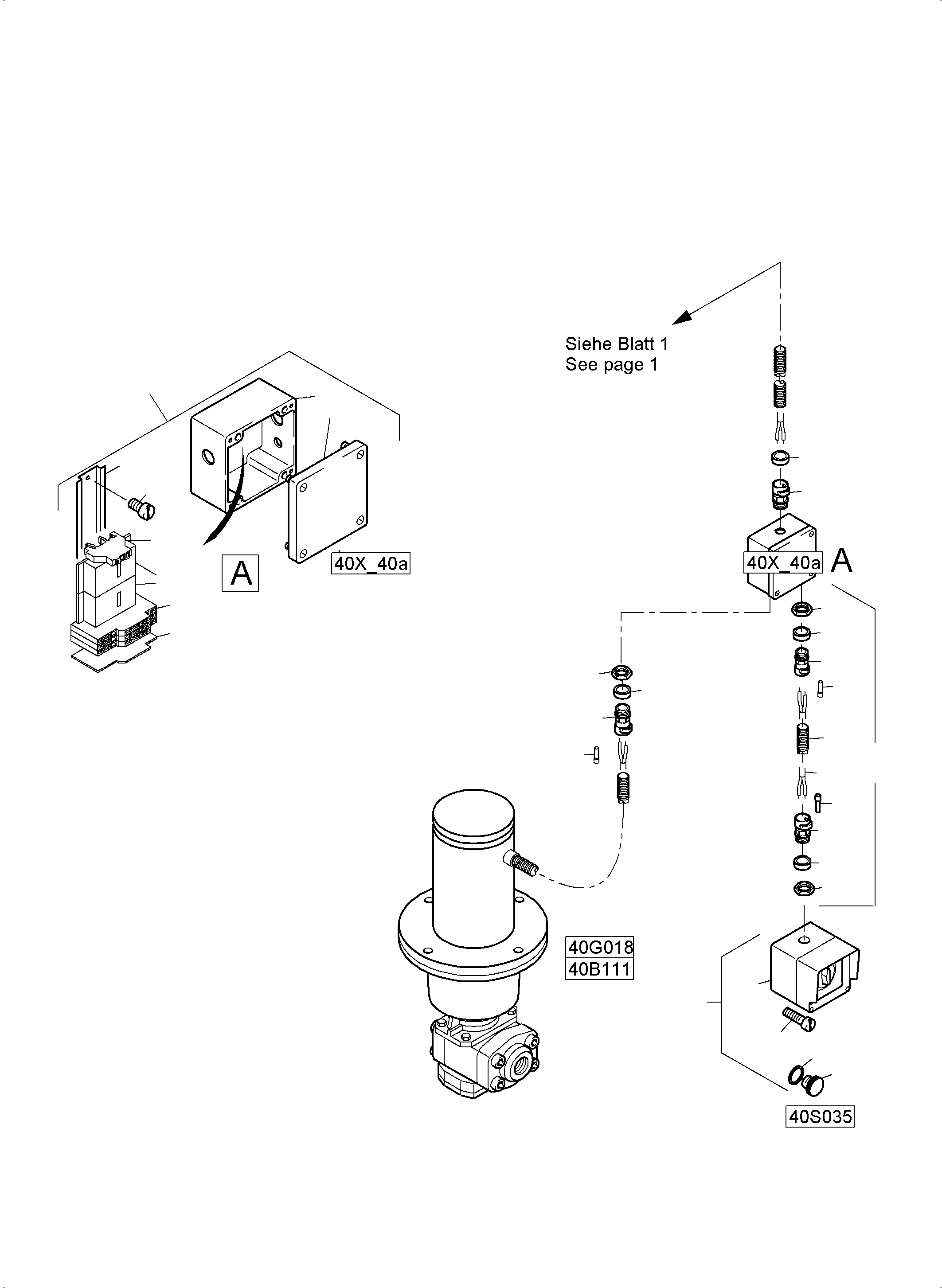 Komatsu parts book diagram for PC5500-6 S/N 15164: OIL TANK, OIL COOLER AND TRANSFUSING PUMP - HARNESSES