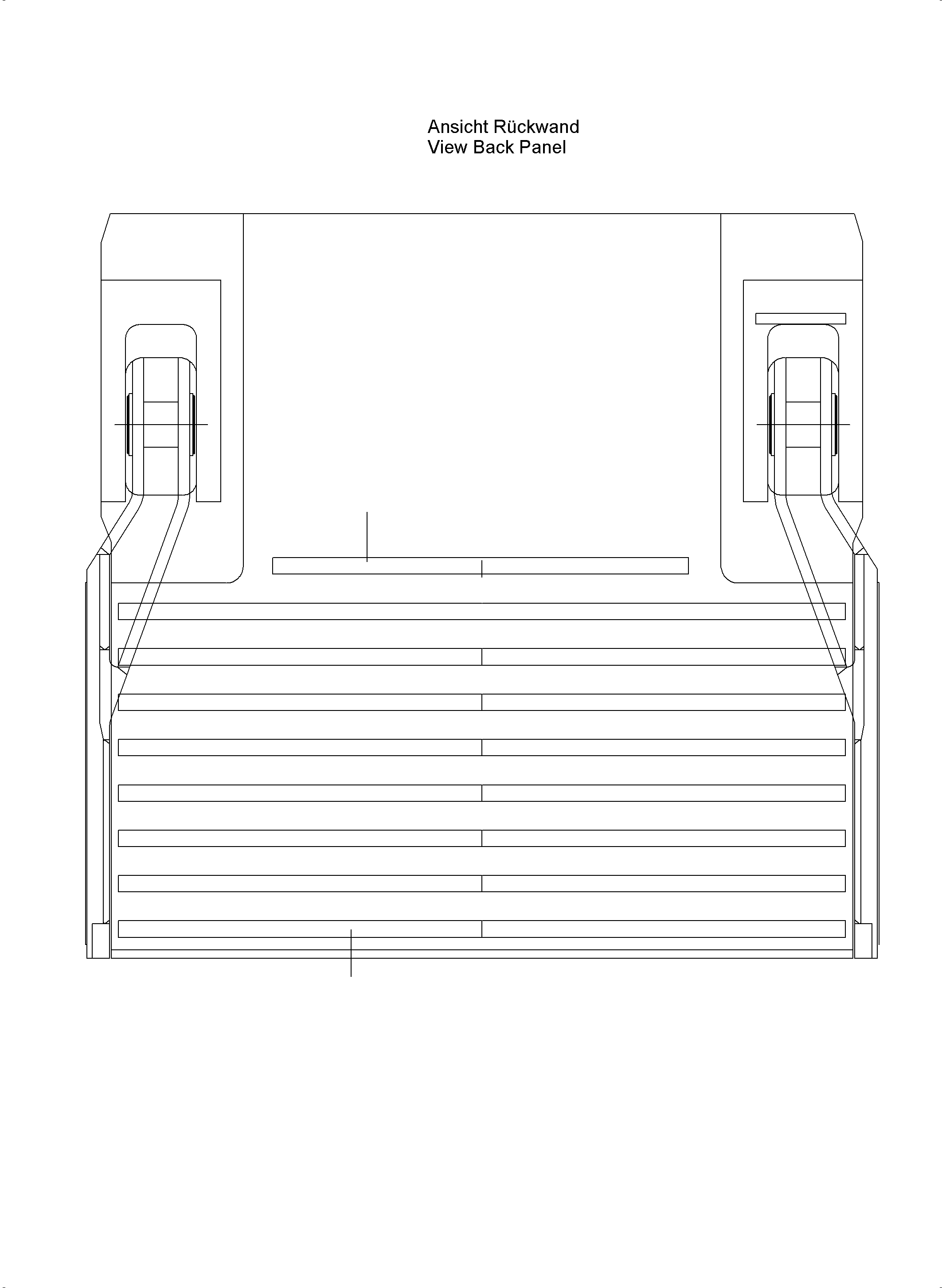 Komatsu parts book diagram for PC5500-6 S/N 15166: WEAR PACKAGE BACK PANEL AND BULLCLAM 29 CBM WP 3