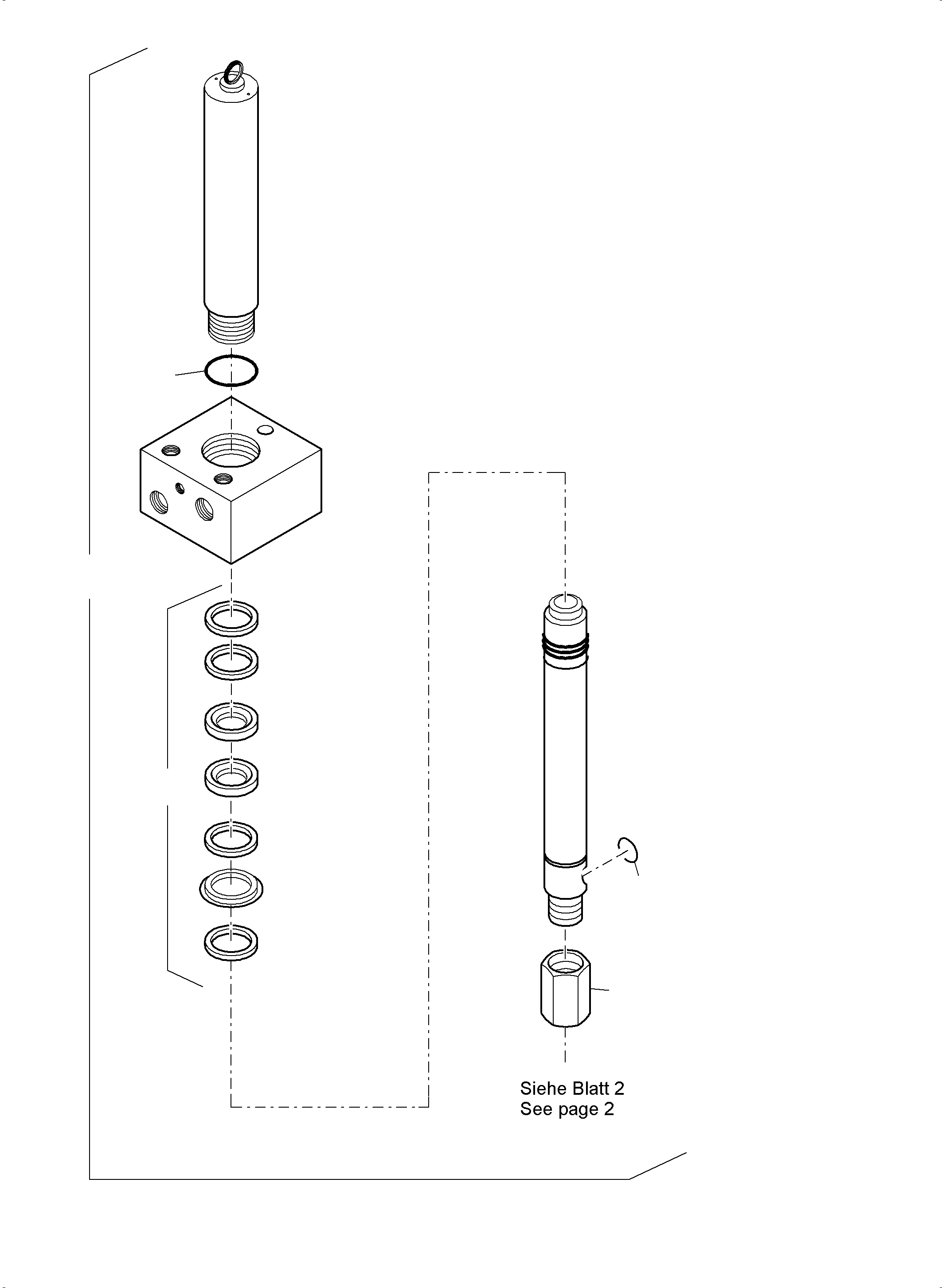 Komatsu parts book diagram for PC5500-6 S/N 15166: LUBE PUMP
