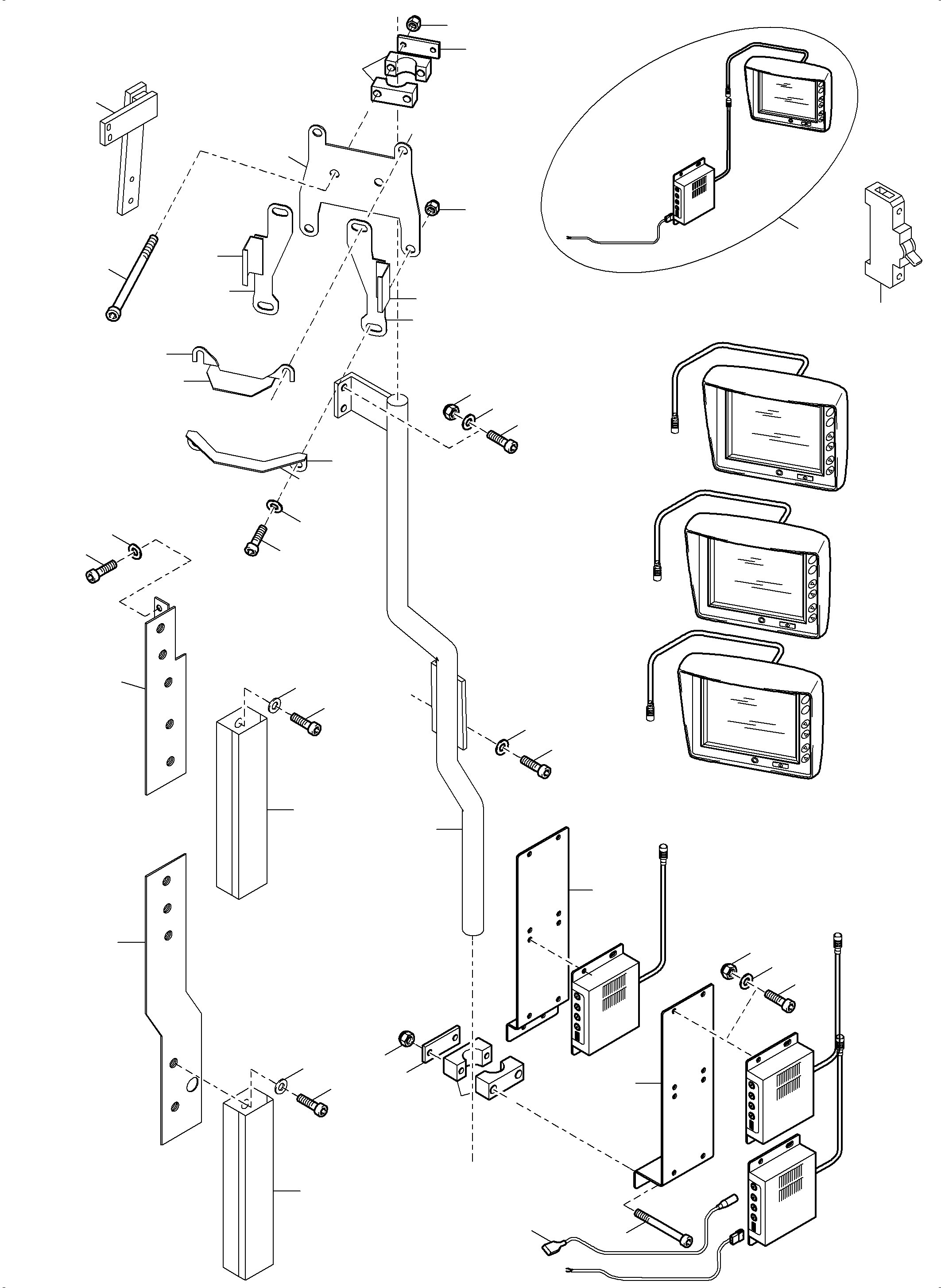 Komatsu parts book diagram for PC5500-6 S/N 15166: CAMERASYSTEM