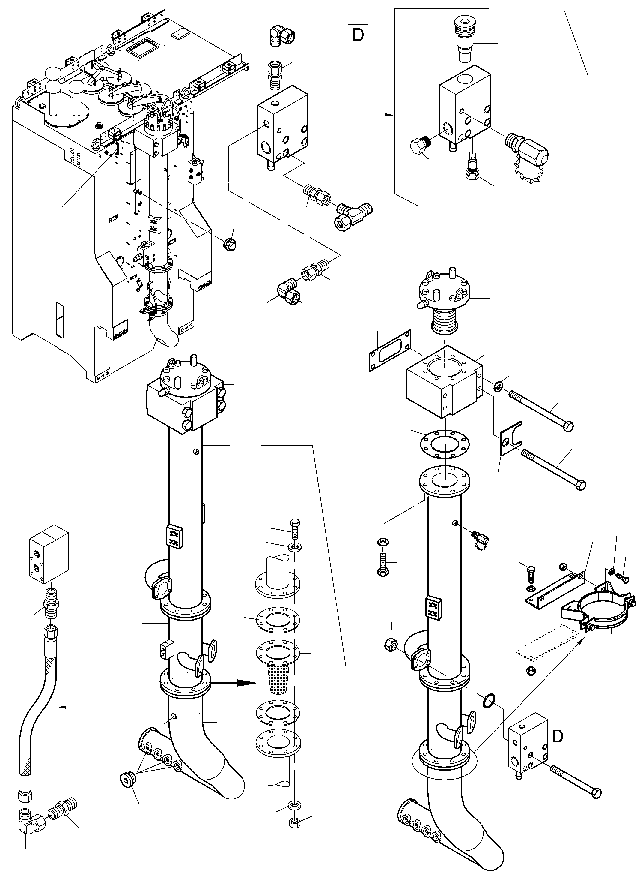Excavators Mining Komatsu / PC7000-6 S/N 35001(G35001) / Main Oil Tank(535-1801 : 535-1801)