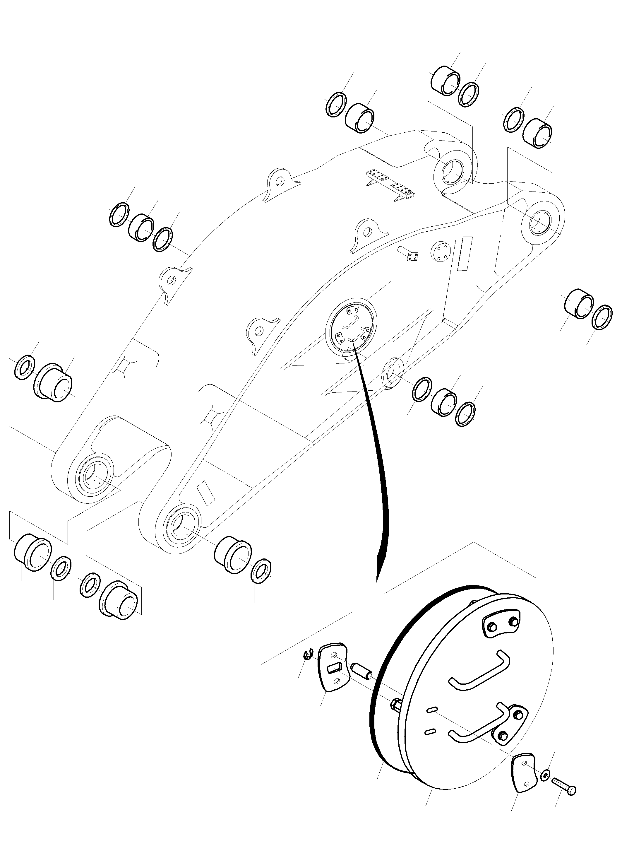 Excavators Mining Komatsu / PC7000-6 S/N 35001(G35001) / Stick 5,5m(535-4200 : 535-4200)
