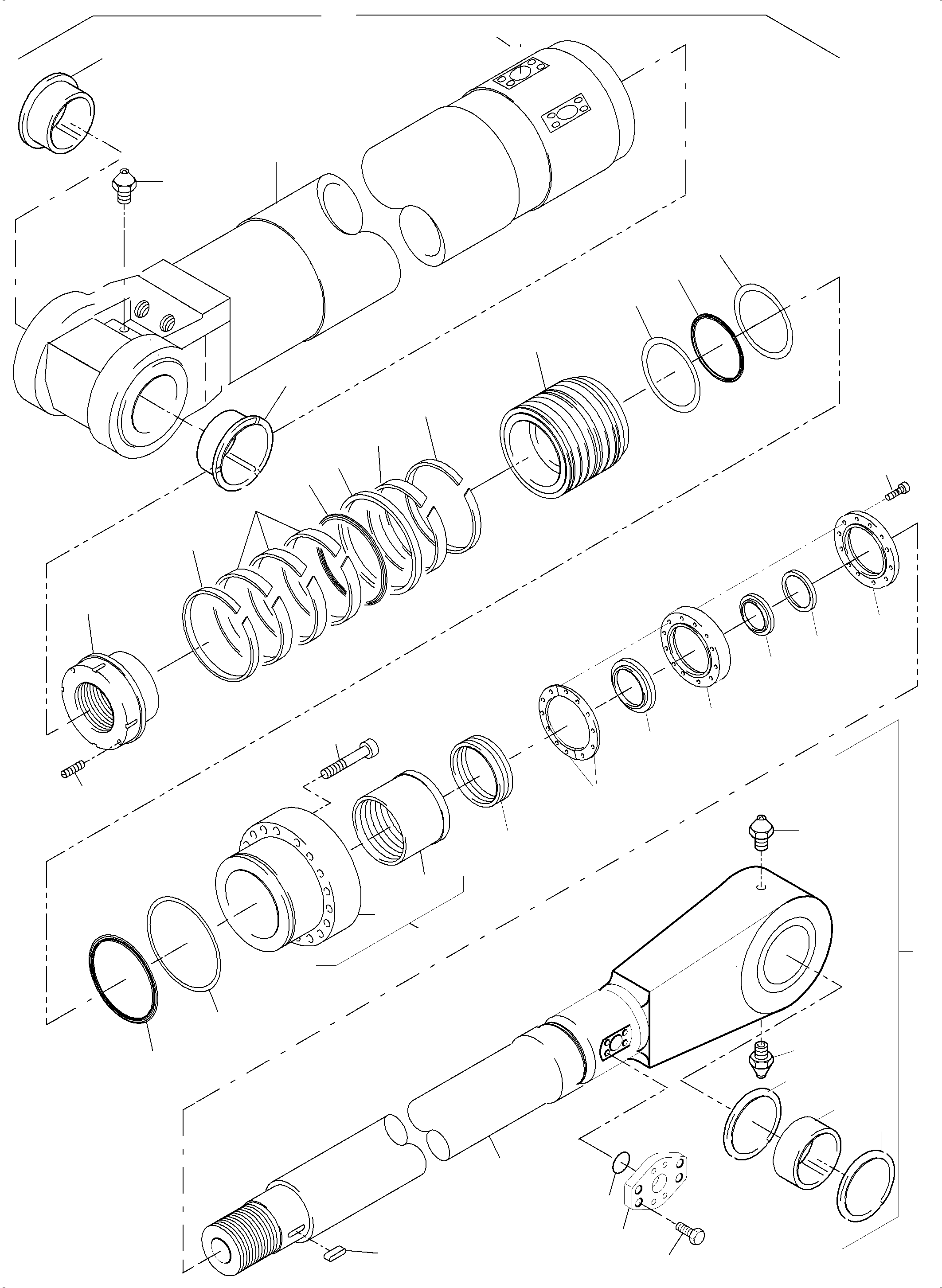 Excavators Mining Komatsu / PC7000-6 S/N 35001(G35001) / Hydr.-Cylinder(535-4272 : 535-4272)