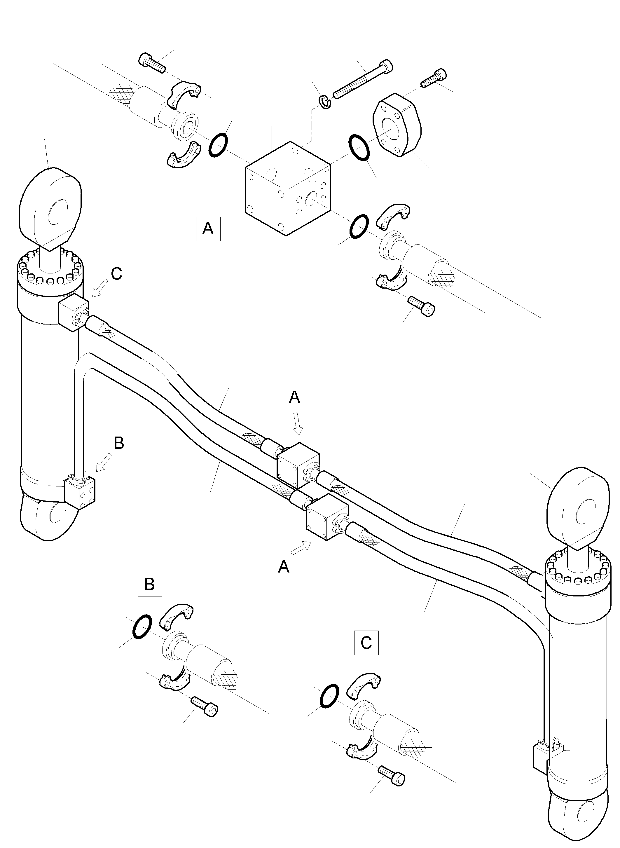 Excavators Mining Komatsu / PC7000-6 S/N 35001(G35001) / Bullclam Bucket 36,0 cbm(535-5000a : 535-5000a)