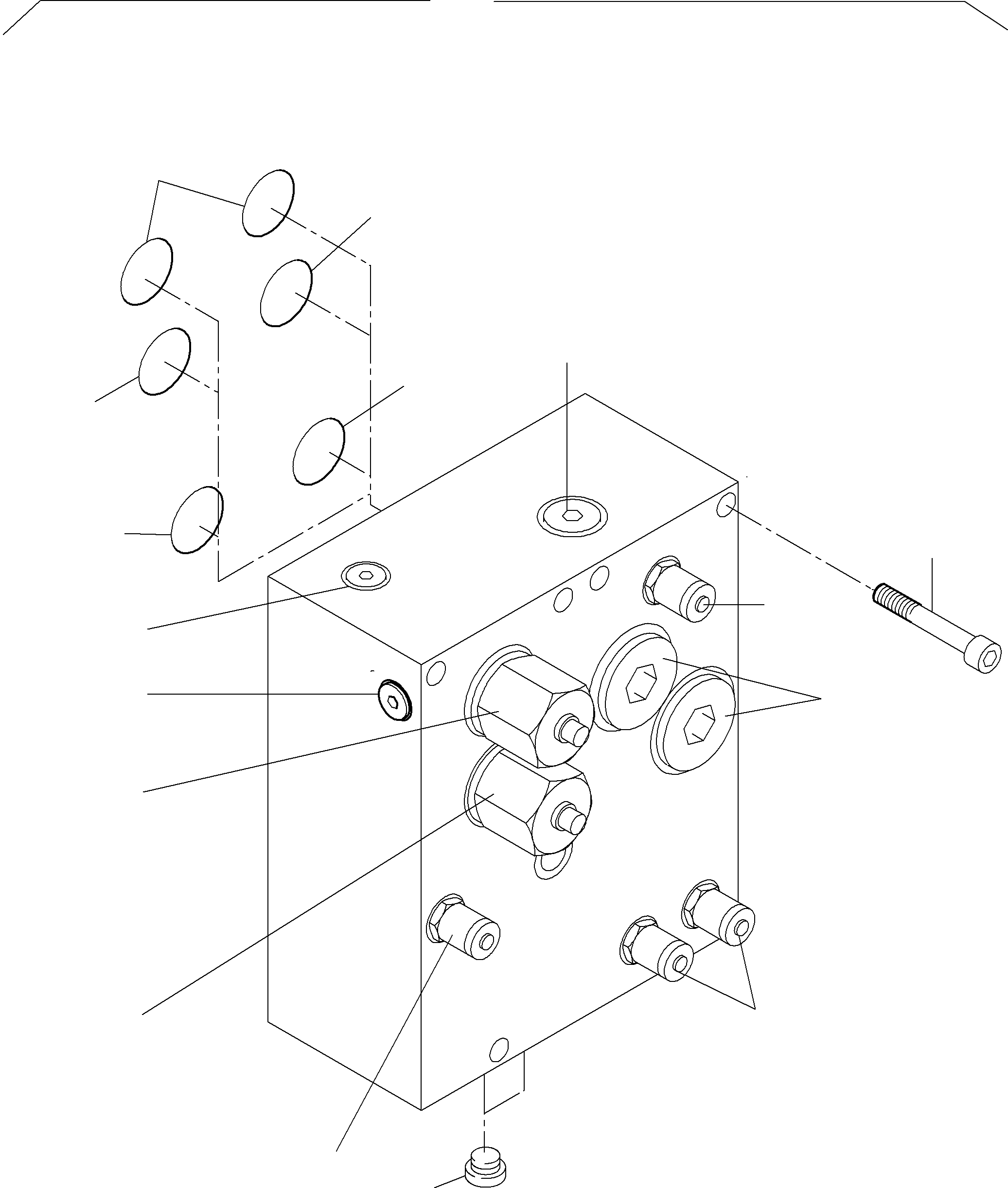 Komatsu parts book diagram for PC 7000-6E 35 003 11.06.2019: VALVE - PILOT OIL BLOCK 2 DRIVE