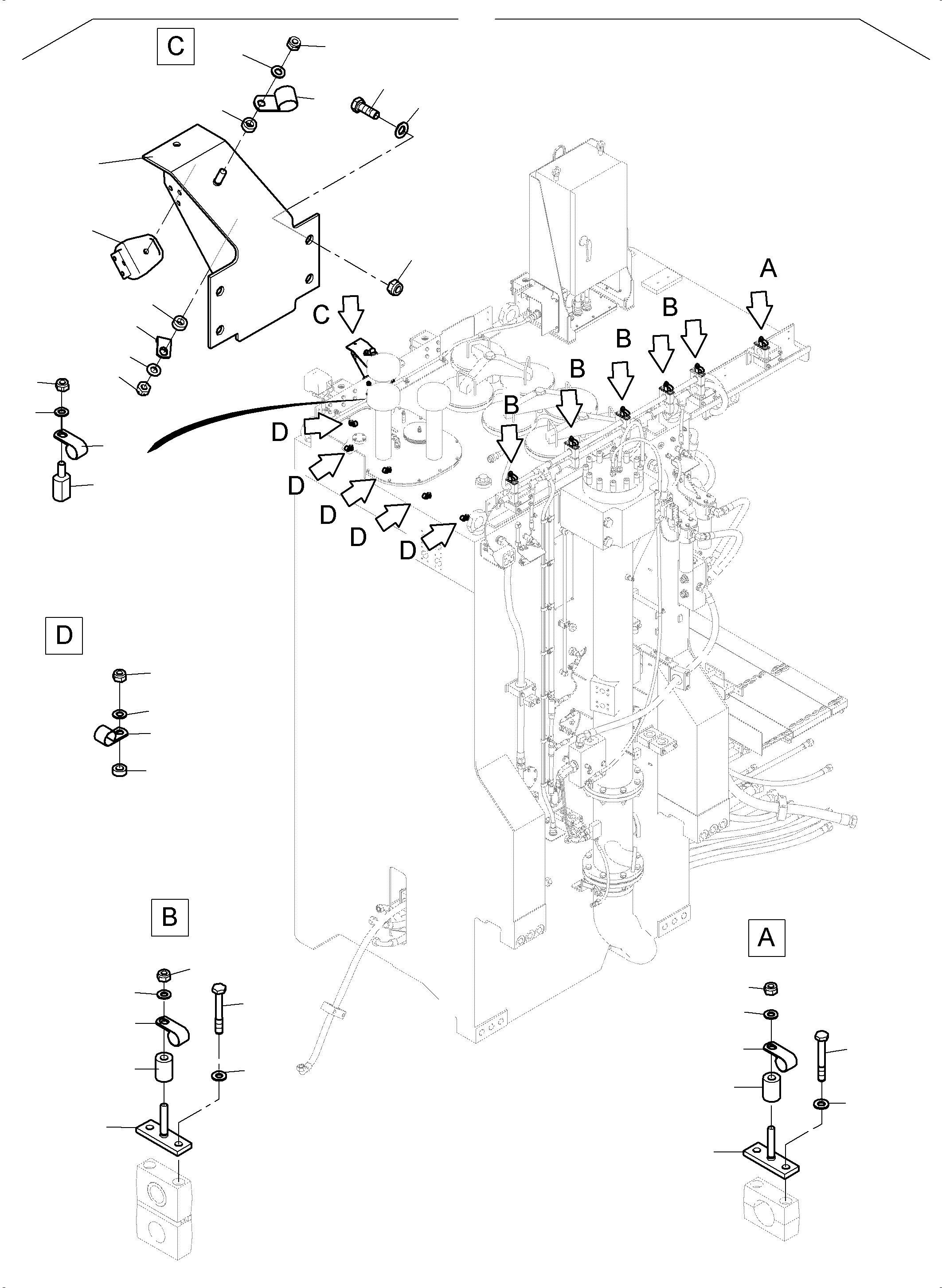 Komatsu parts book diagram for PC 7000-6E 35 003 11.06.2019: CAMERASYSTEM