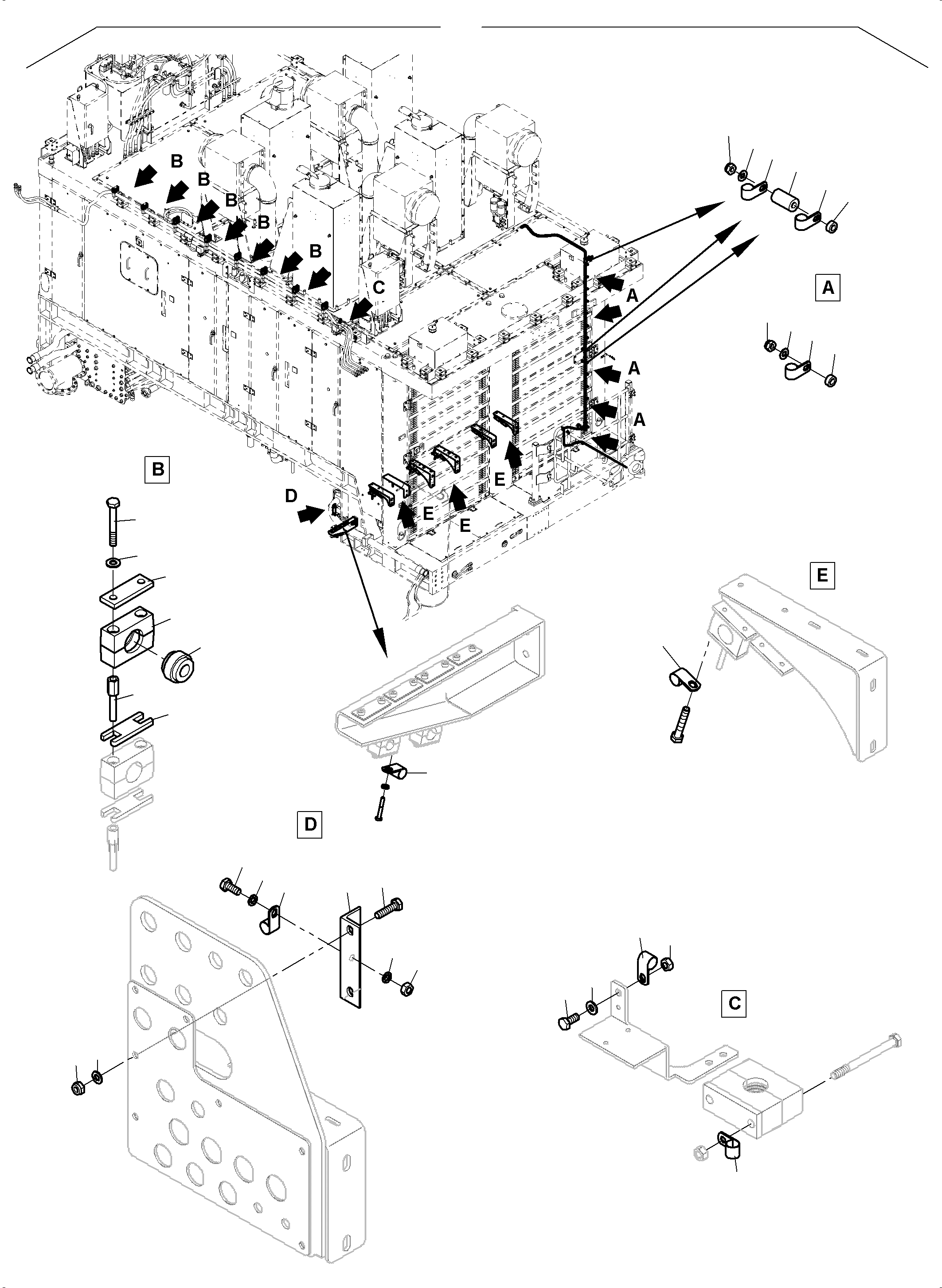Komatsu parts book diagram for PC 7000-6E 35 003 11.06.2019: CAMERASYSTEM