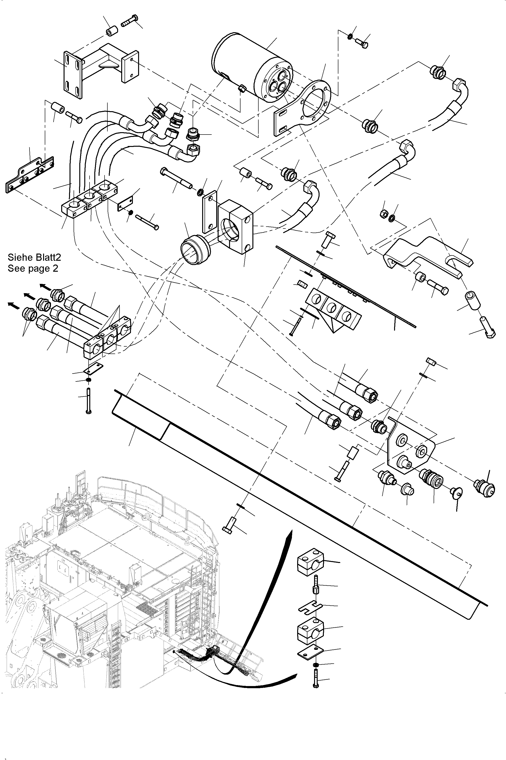 Komatsu parts book diagram for PC 7000-6E 35 003 11.06.2019: REFUELING EQUIPMENT