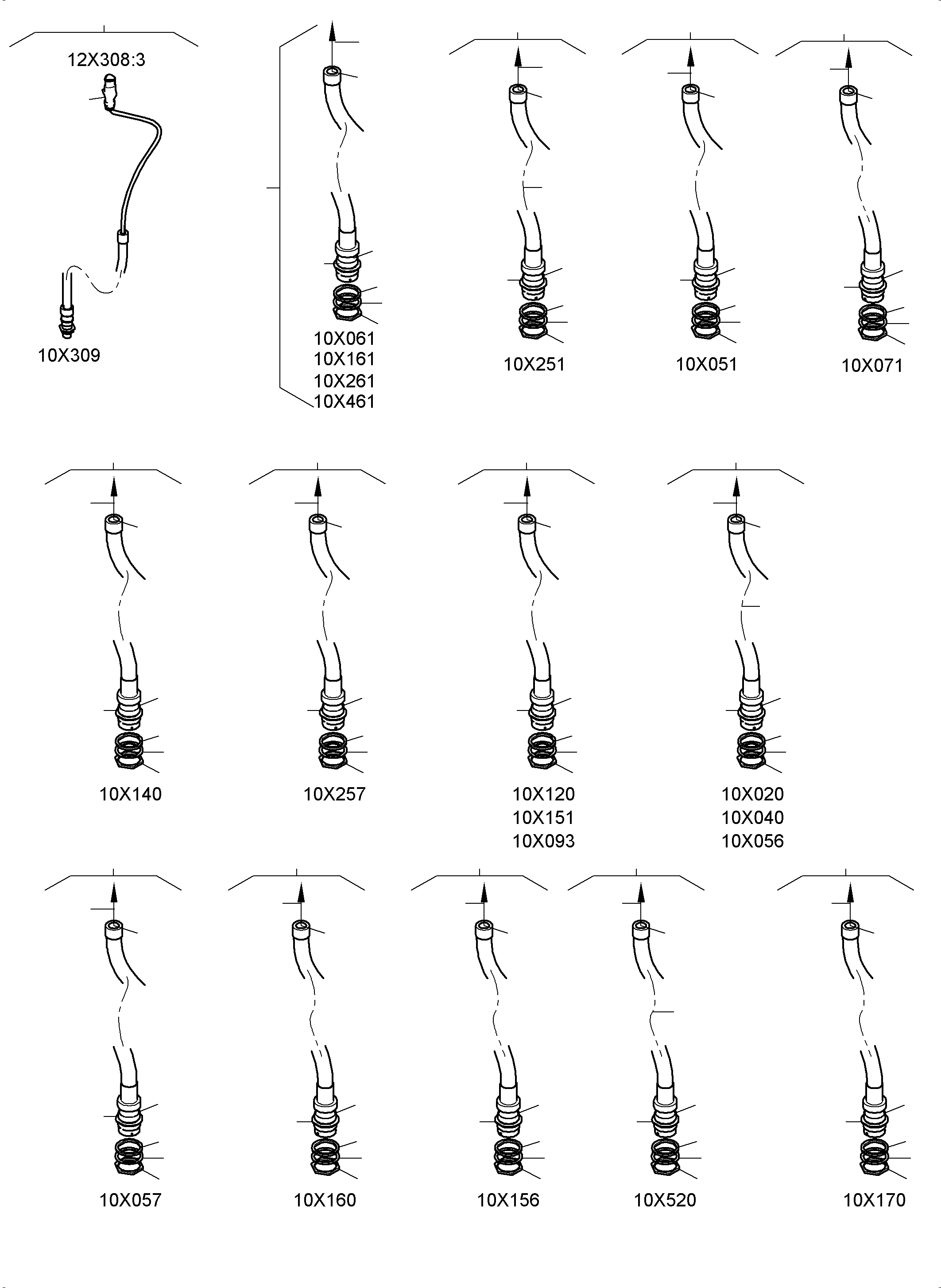 Komatsu parts book diagram for PC 7000-6E 35 003 11.06.2019: CABLE CSA - CAB SUPPORT