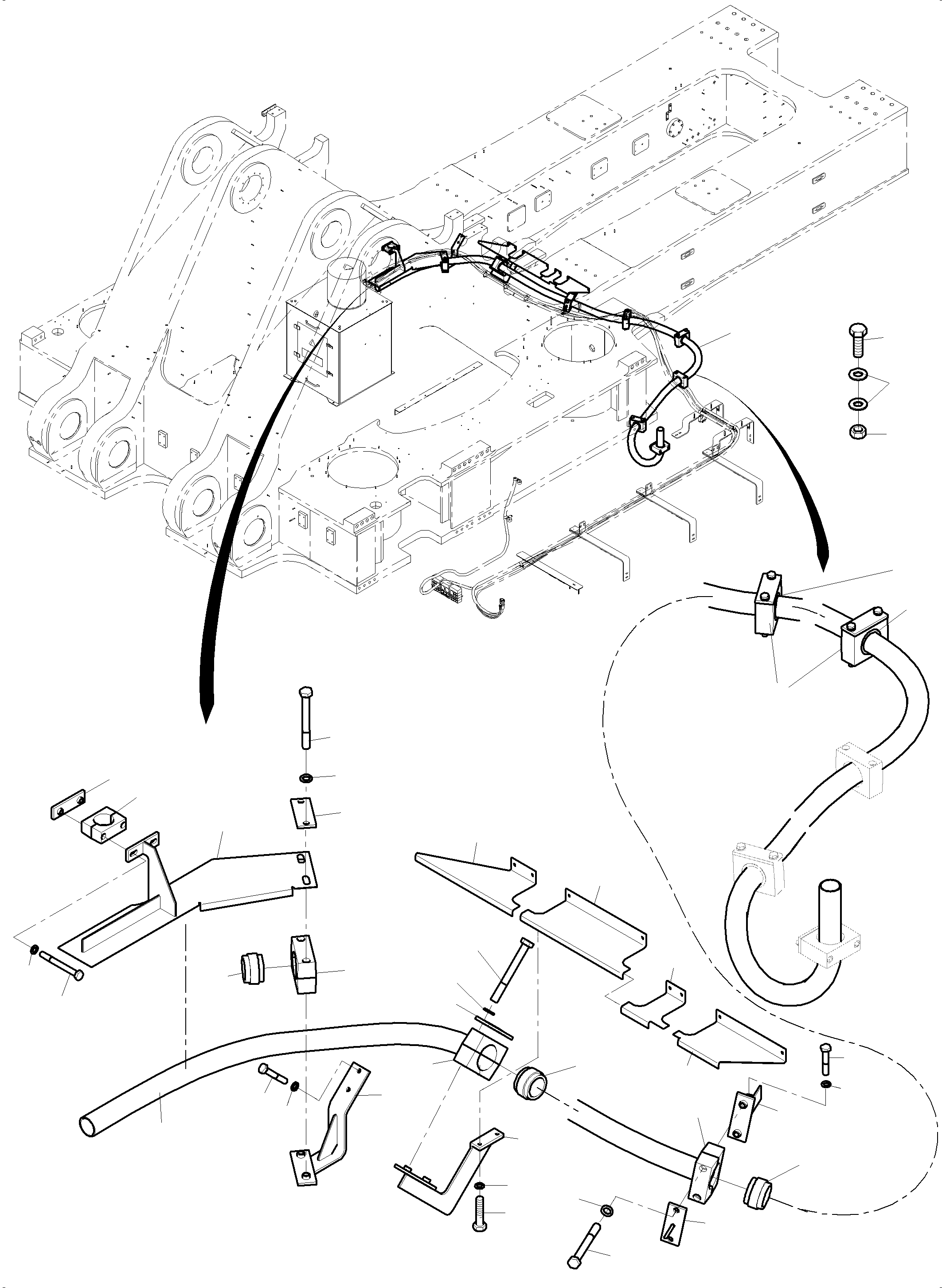 Komatsu parts book diagram for PC 7000-6E 35 003 11.06.2019: OW/CSA-CABLE MS/NS- SLIP RING