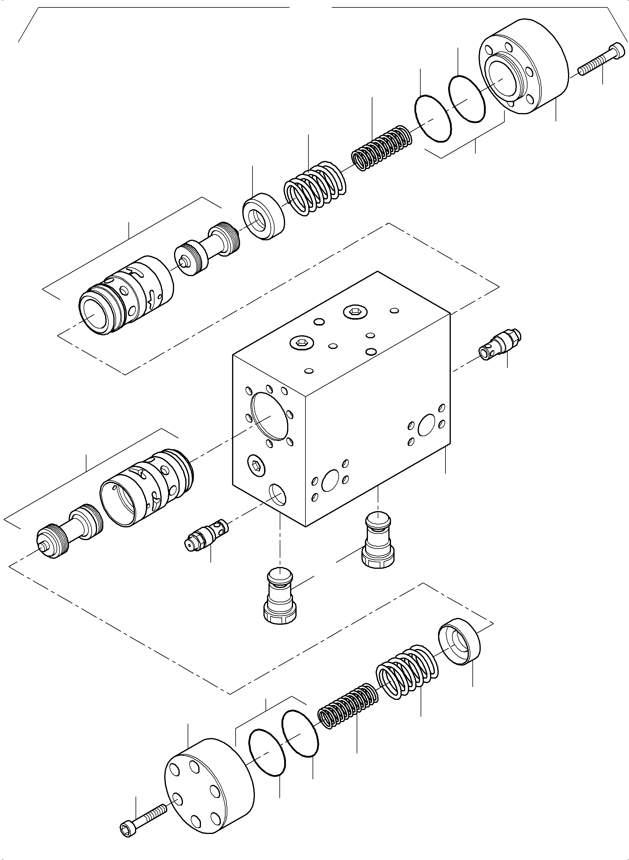 Komatsu parts book diagram for PC 7000-6E 35 003 11.06.2019: TRAVELLING GEAR BRAKE VALVE