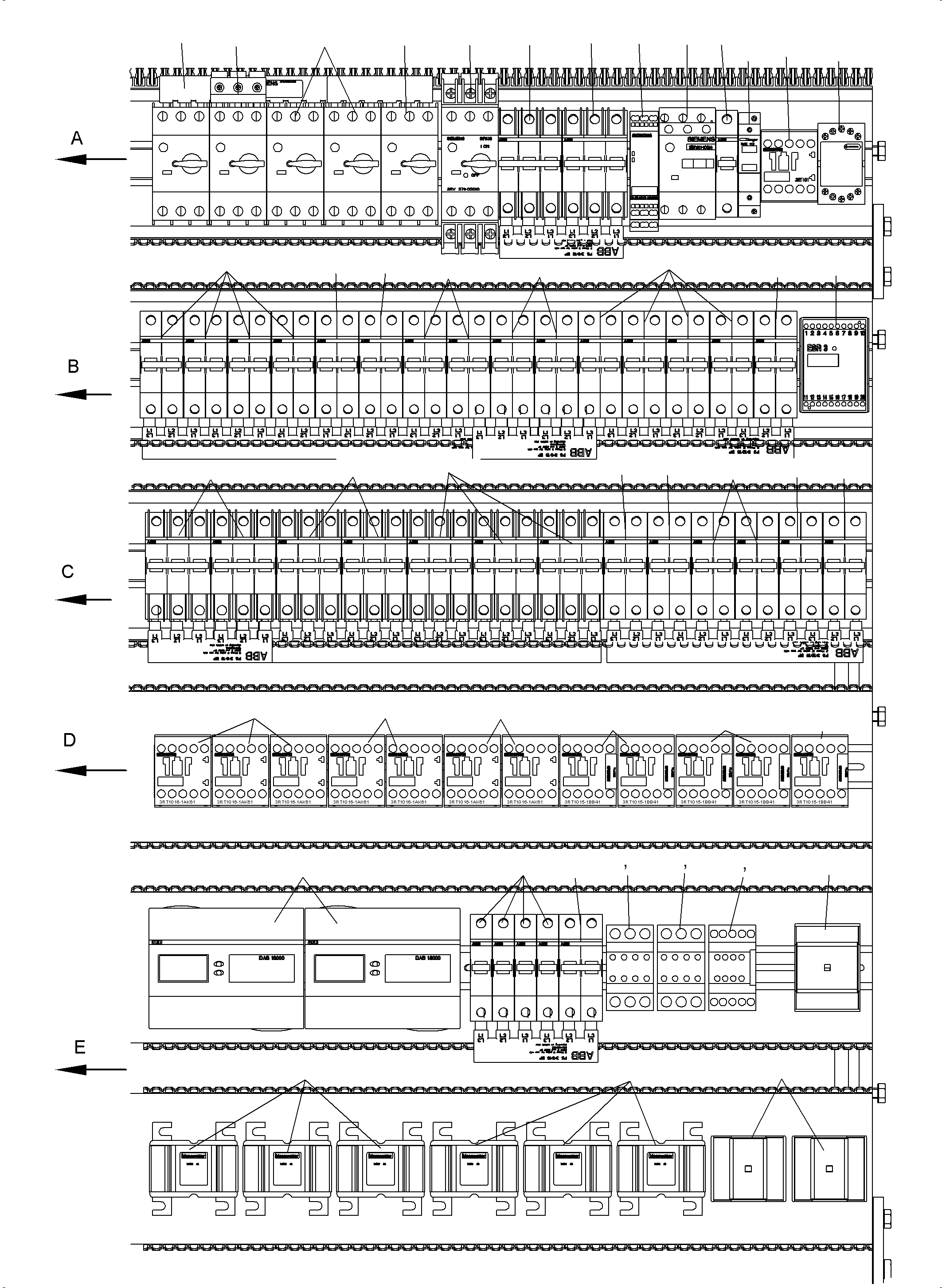 Komatsu parts book diagram for PC 7000-6E 35 003 11.06.2019: MOUNTING PLATE - CAB SUPPORT(NS-SWITCH CABINET