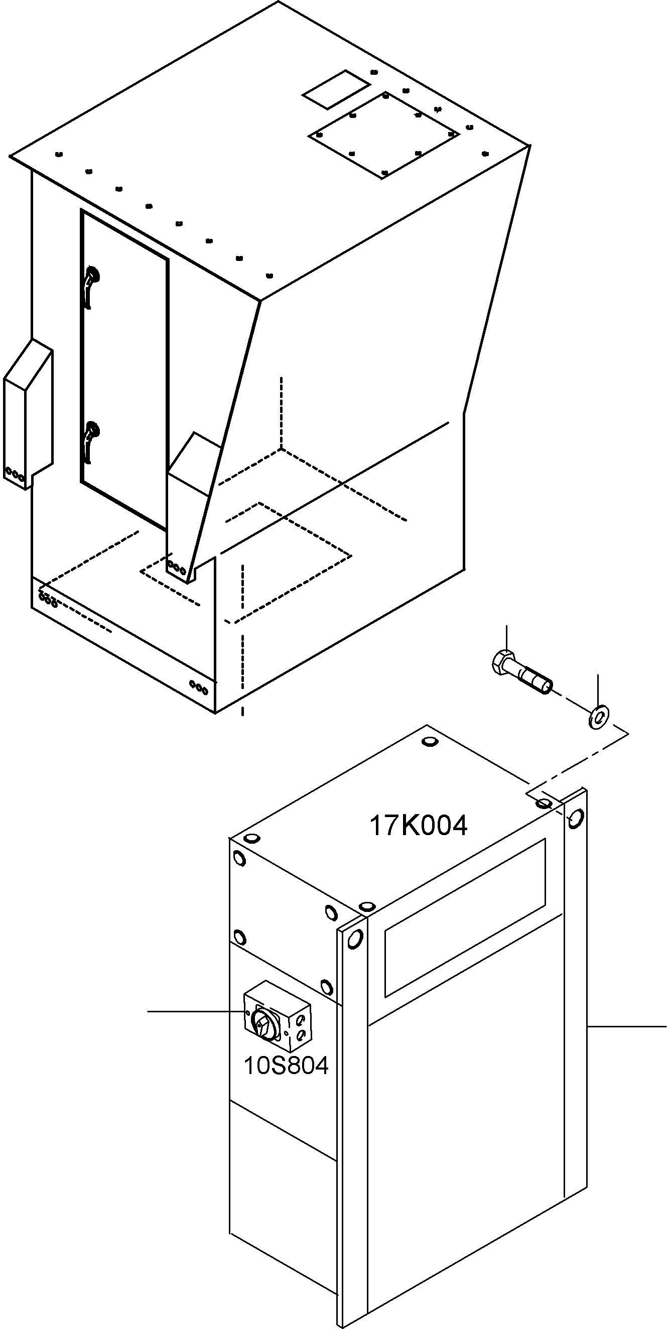 Komatsu parts book diagram for PC 7000-6E 35 003 11.06.2019: AIR CONDITION ARR. - NS/MS-SWITCH CABINET
