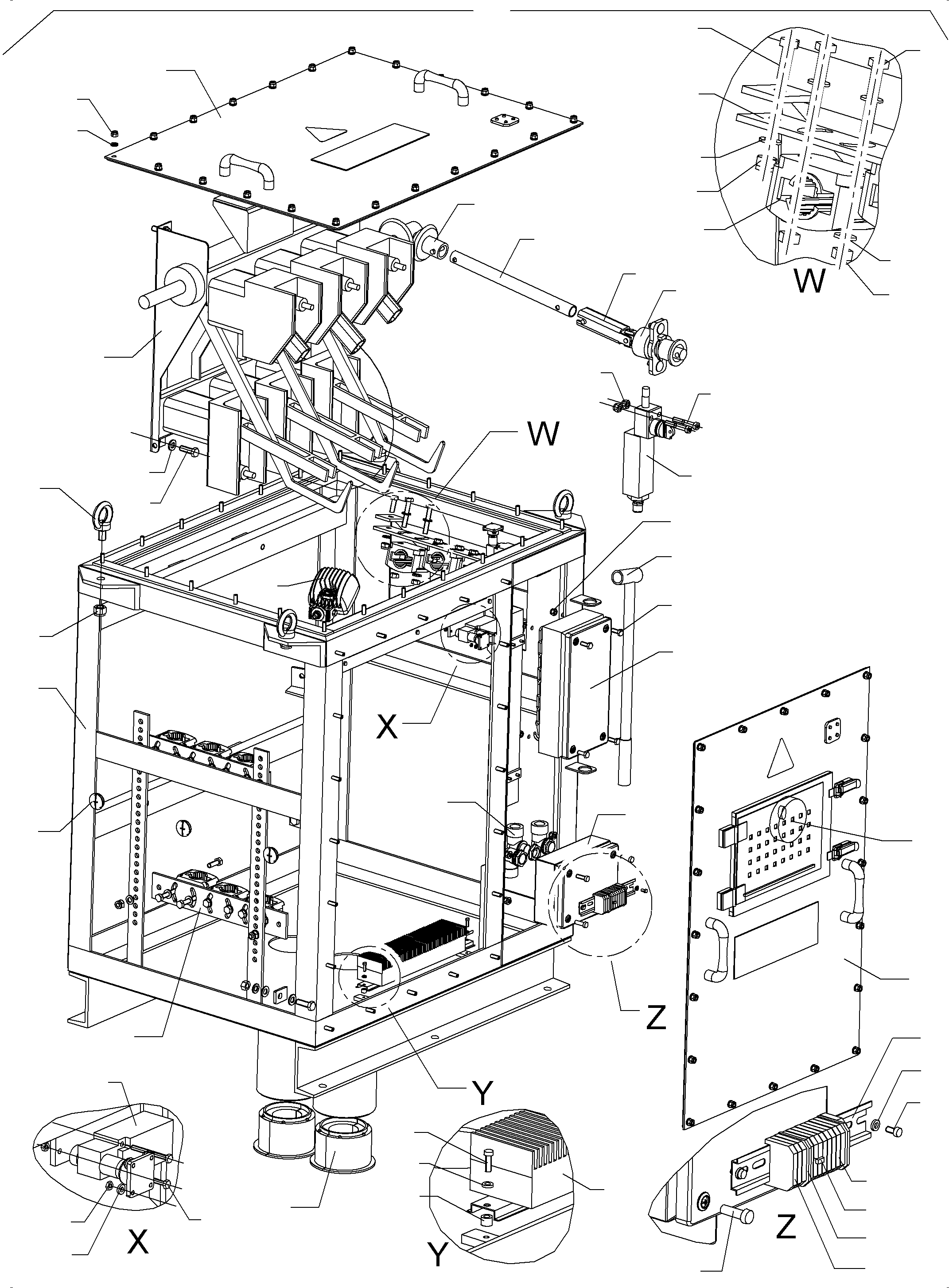 Komatsu parts book diagram for PC 7000-6E 35 003 11.06.2019: ENGINE ISOLATOR SWITCH BOX
