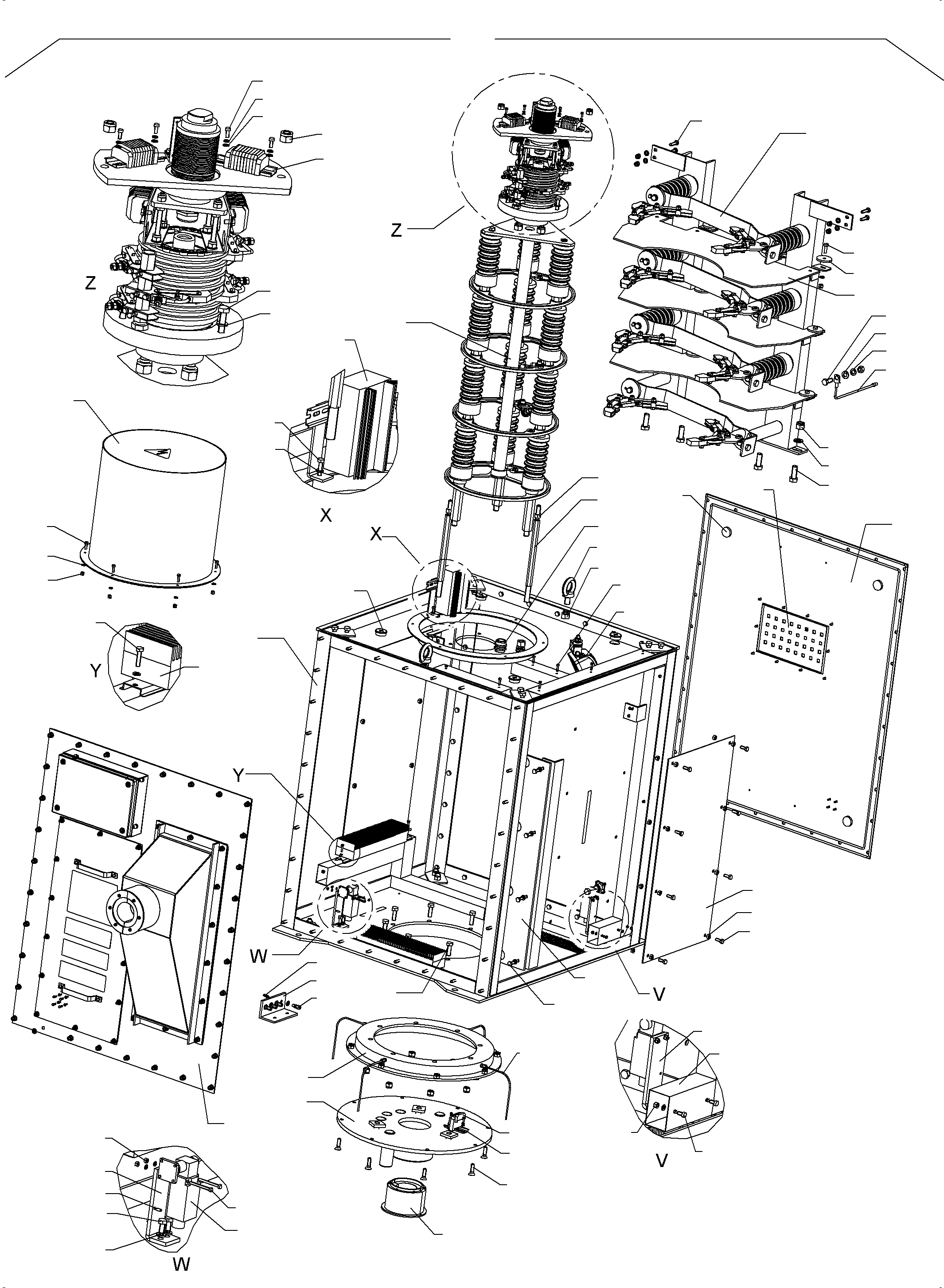 Komatsu parts book diagram for PC 7000-6E 35 003 11.06.2019: SLIP RING