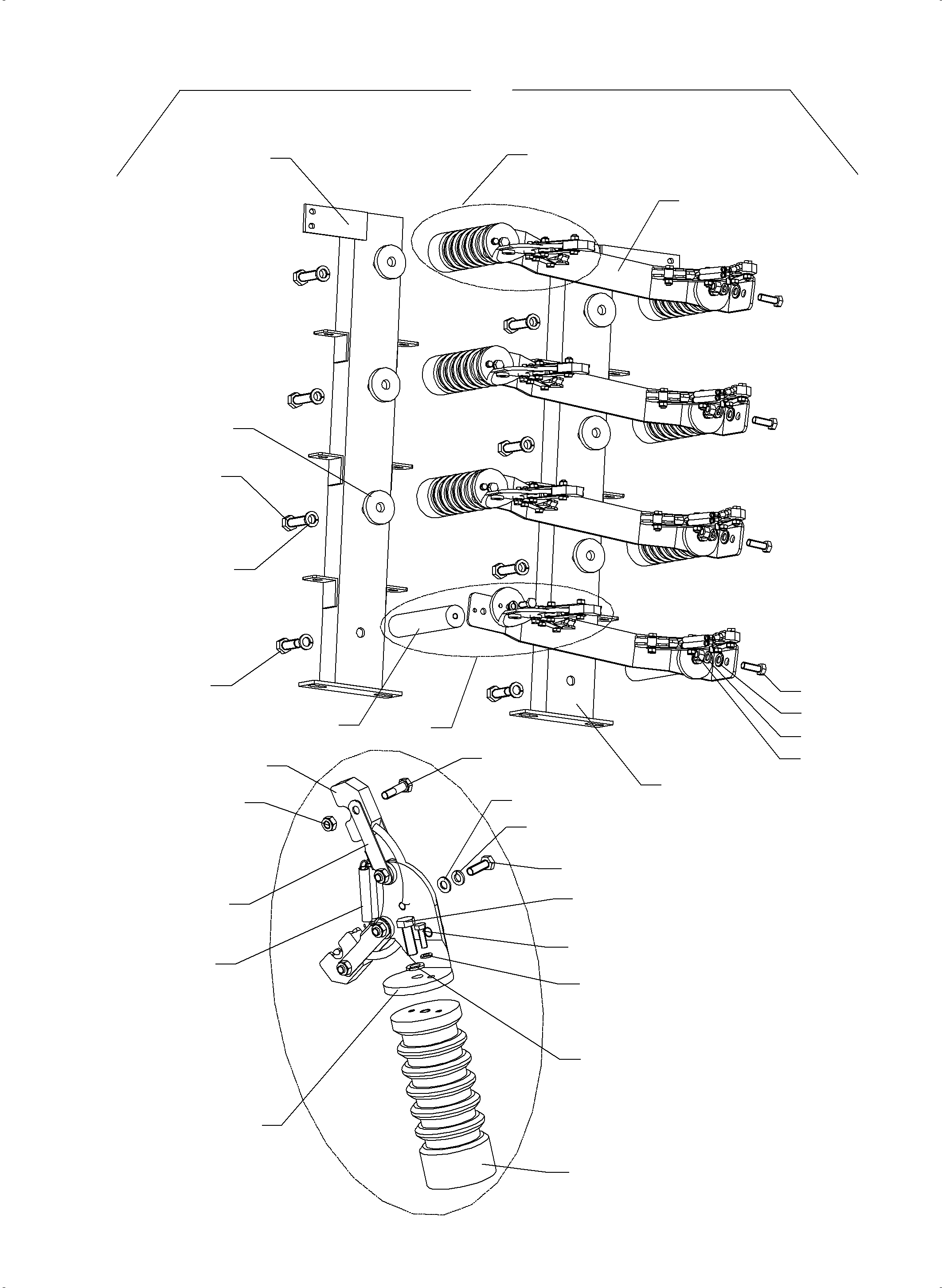 Komatsu parts book diagram for PC 7000-6E 35 003 11.06.2019: SLIP RING