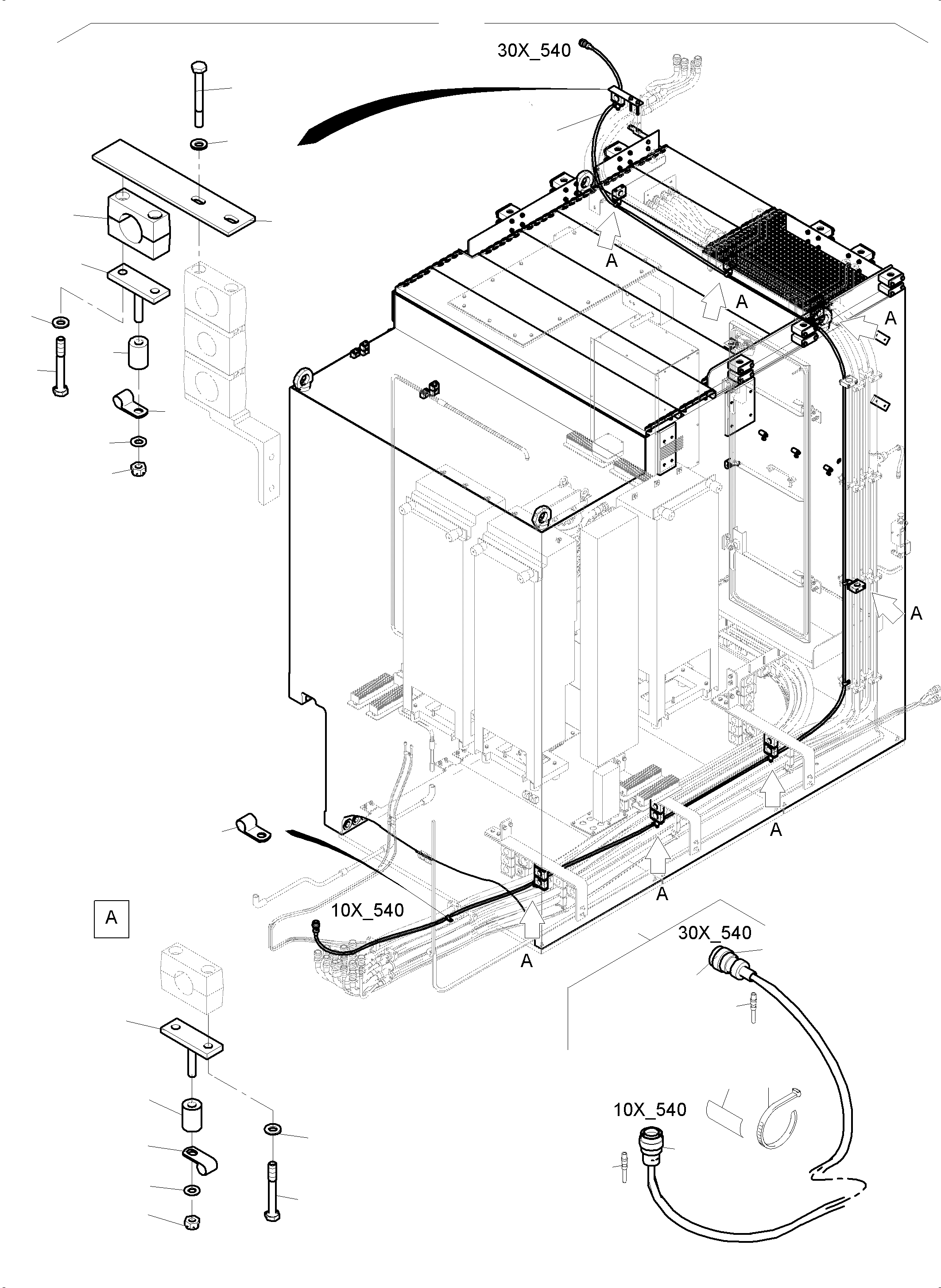 Komatsu parts book diagram for PC 7000-6E 35 003 11.06.2019: MOUNTING HORN, ADDITIONAL