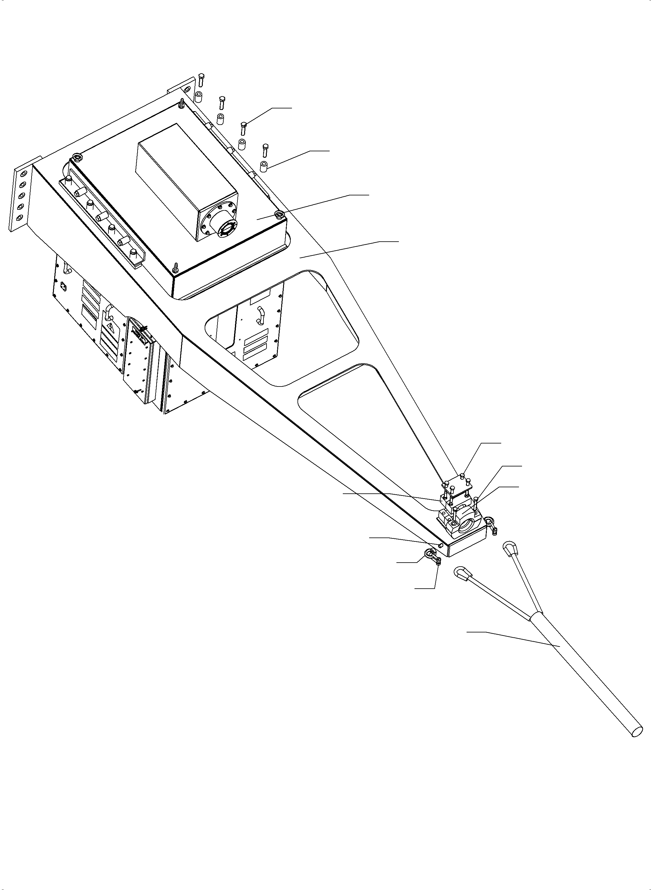 Komatsu parts book diagram for PC 7000-6E 35 003 11.06.2019: CABLE SUPPLY