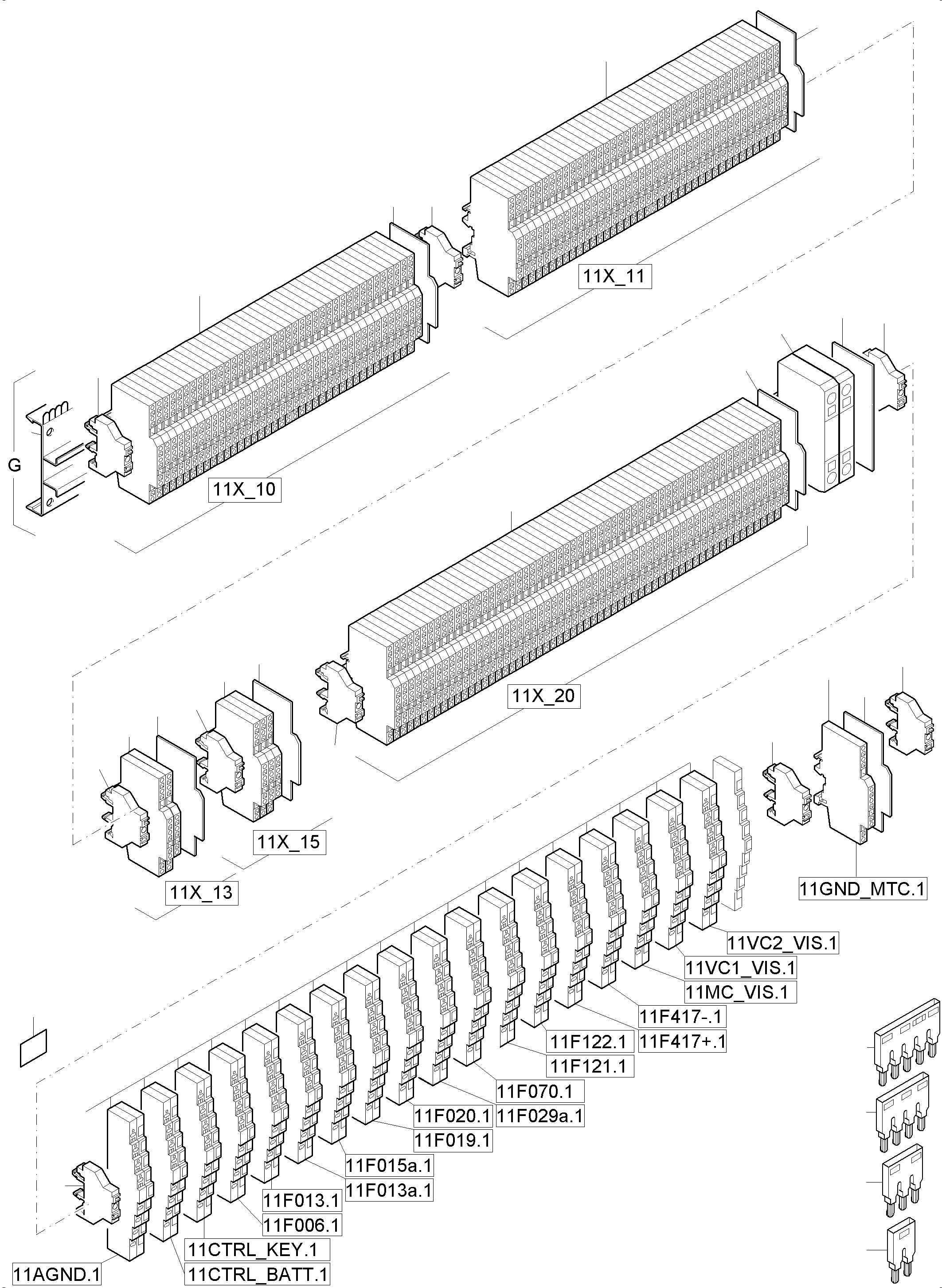 Komatsu parts book diagram for PC 7000-6E 35 003 11.06.2019: SWITCH FRAMING ORT 11