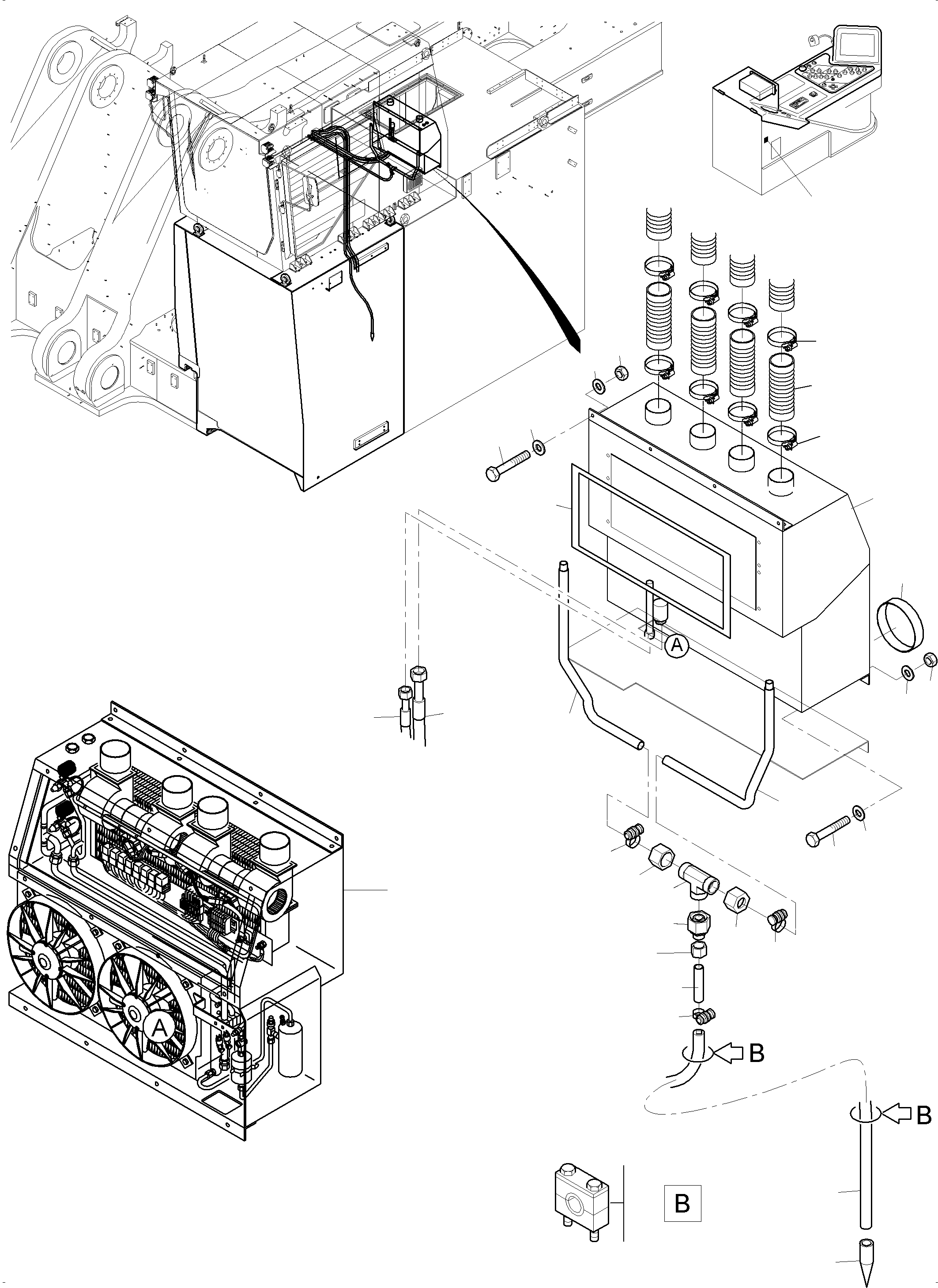 Excavators Mining Komatsu / PC7000-6 S\N 35005(G35005) / Air Condition Arr.(535-2040b : 535-2040b)