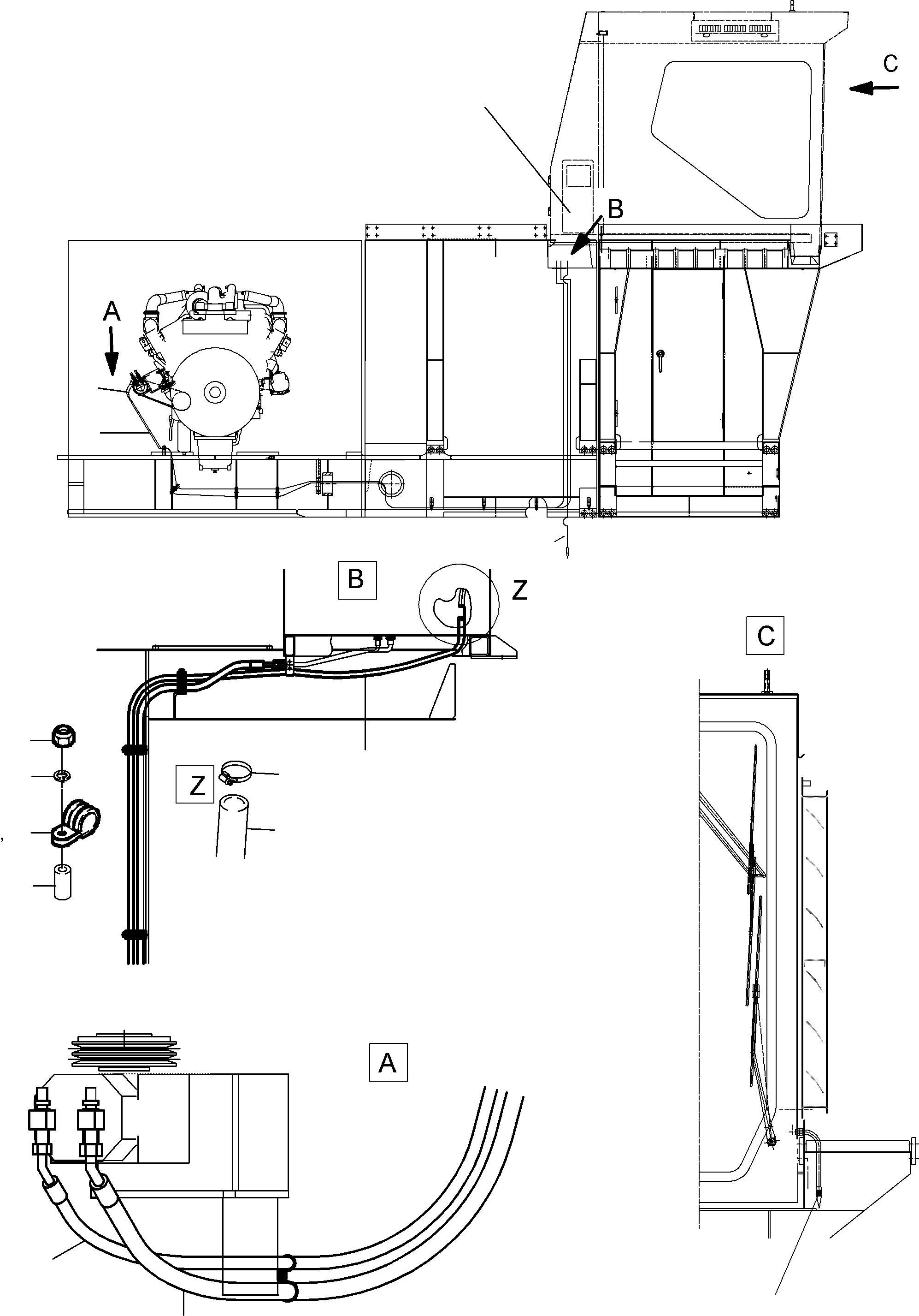 Excavators Mining Komatsu / PC3000-6 S/N 46185(G46185) / Air Condition Arr.(485-2041c : 485-2041c)