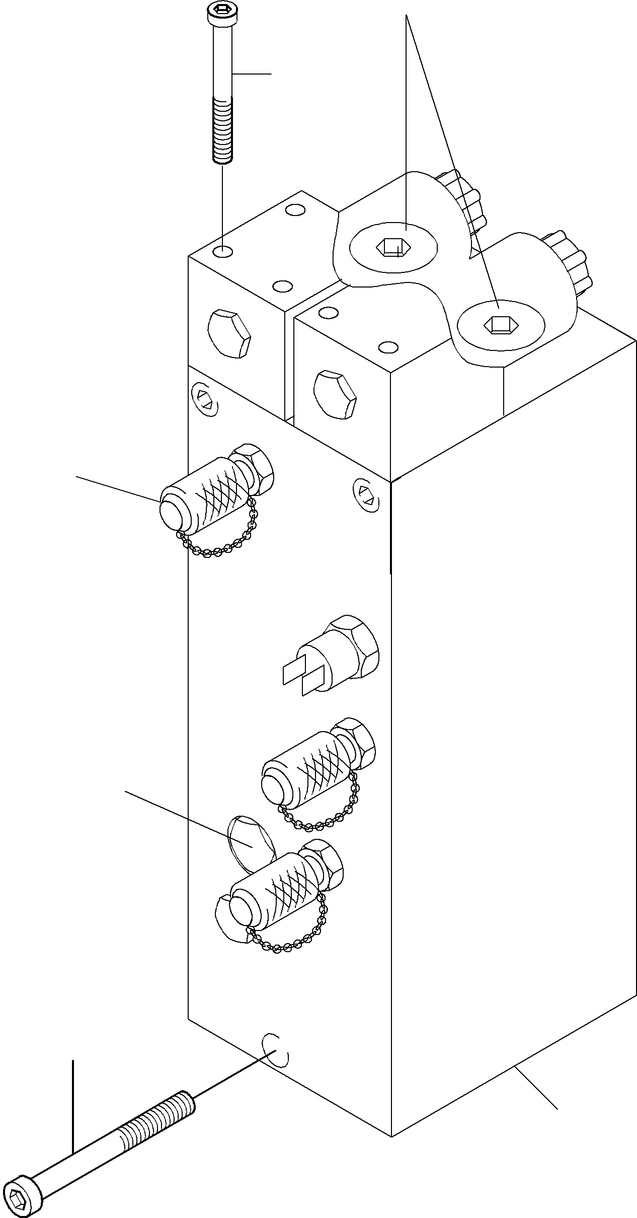 Komatsu parts book diagram for PC3000-6 S/N 46188: VALVE - SLEW GEAR