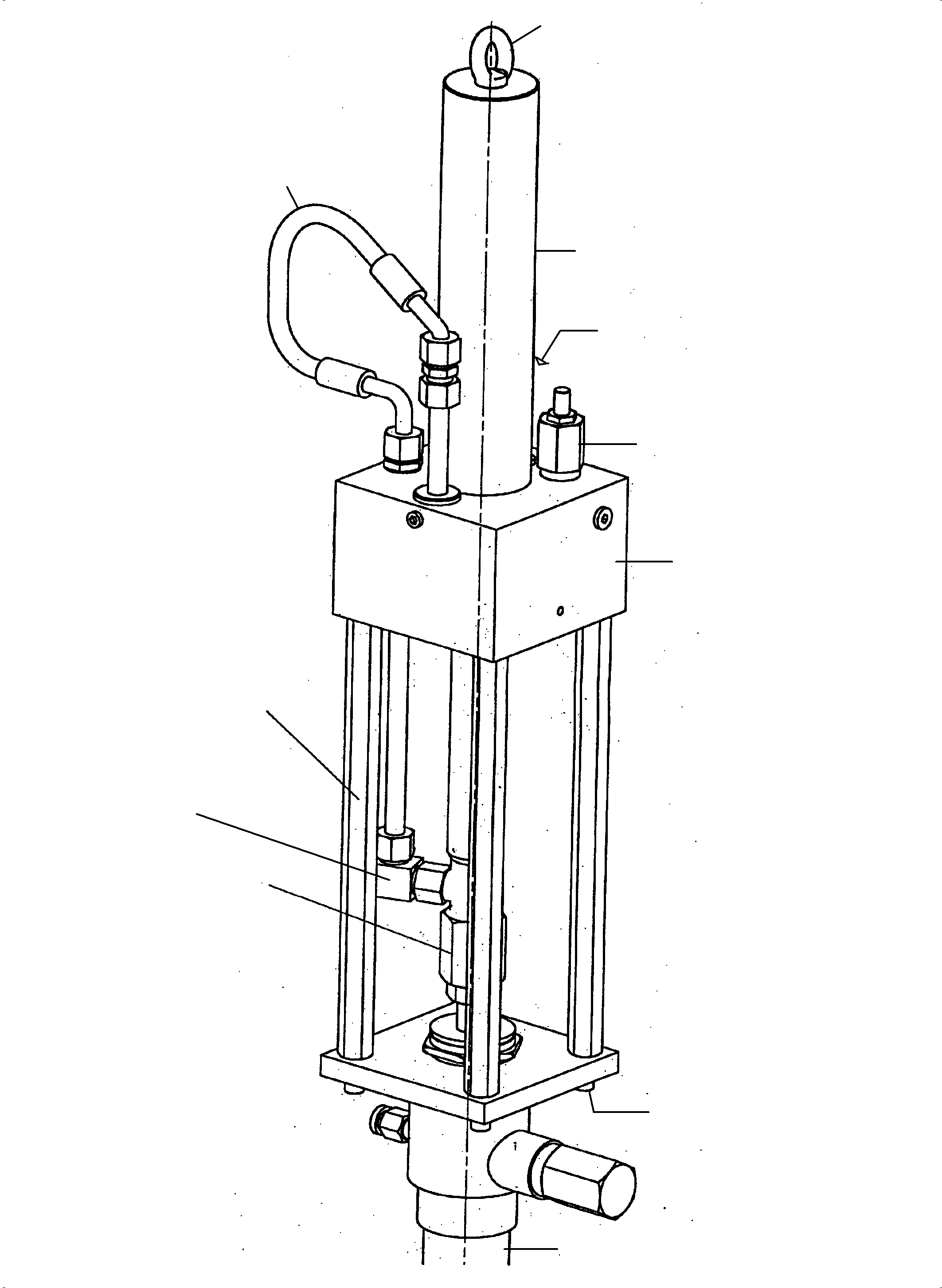 Komatsu parts book diagram for PC3000-6 S/N 46191: LUBE PUMP