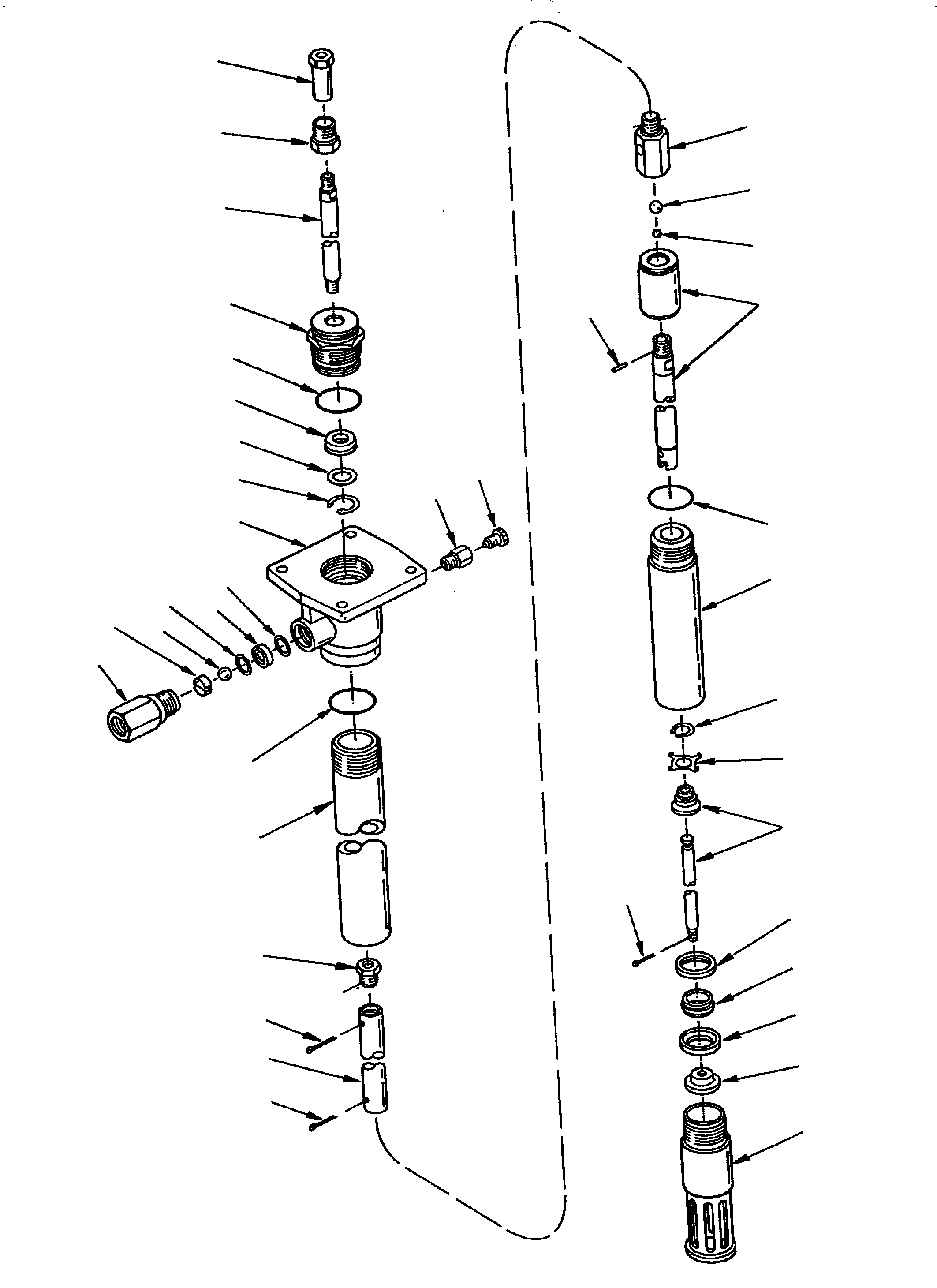 Komatsu parts book diagram for PC3000-6 S/N 46191: LUBE PUMP