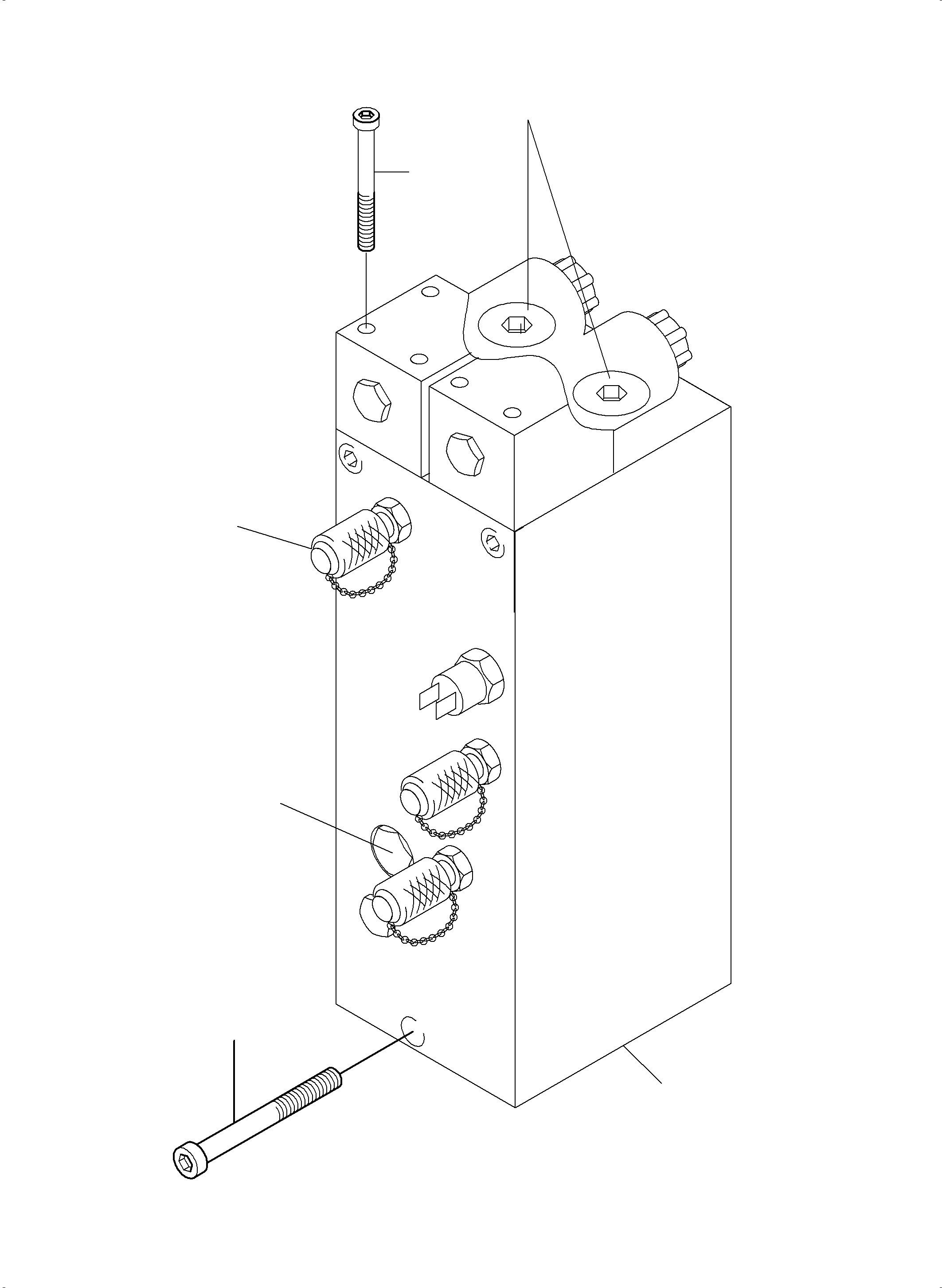 Komatsu parts book diagram for PC3000-6 S/N 46191: VALVE - SLEW GEAR