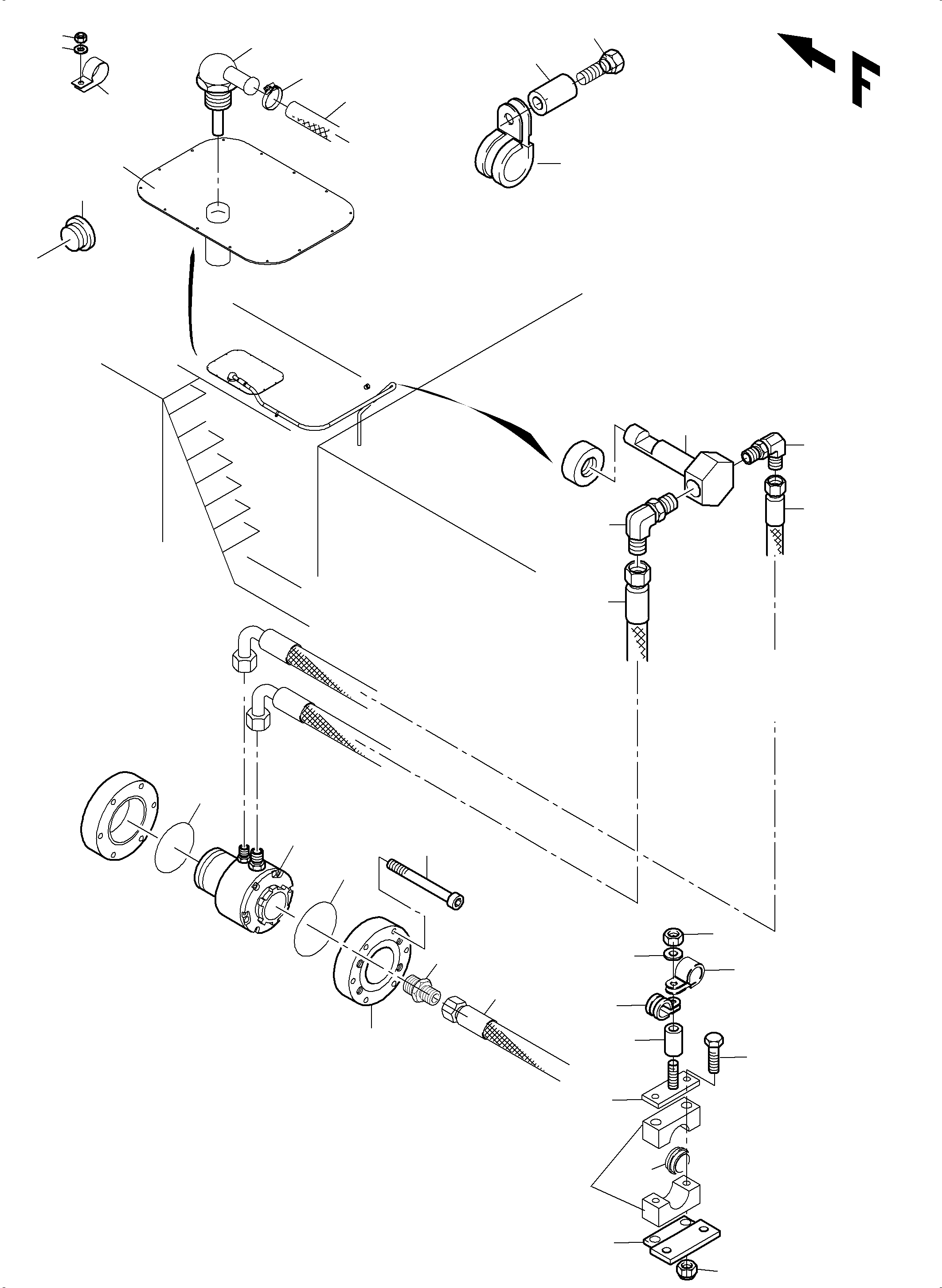 Komatsu parts book diagram for PC3000-6 S/N 46213: REFUELING EQUIPMENT