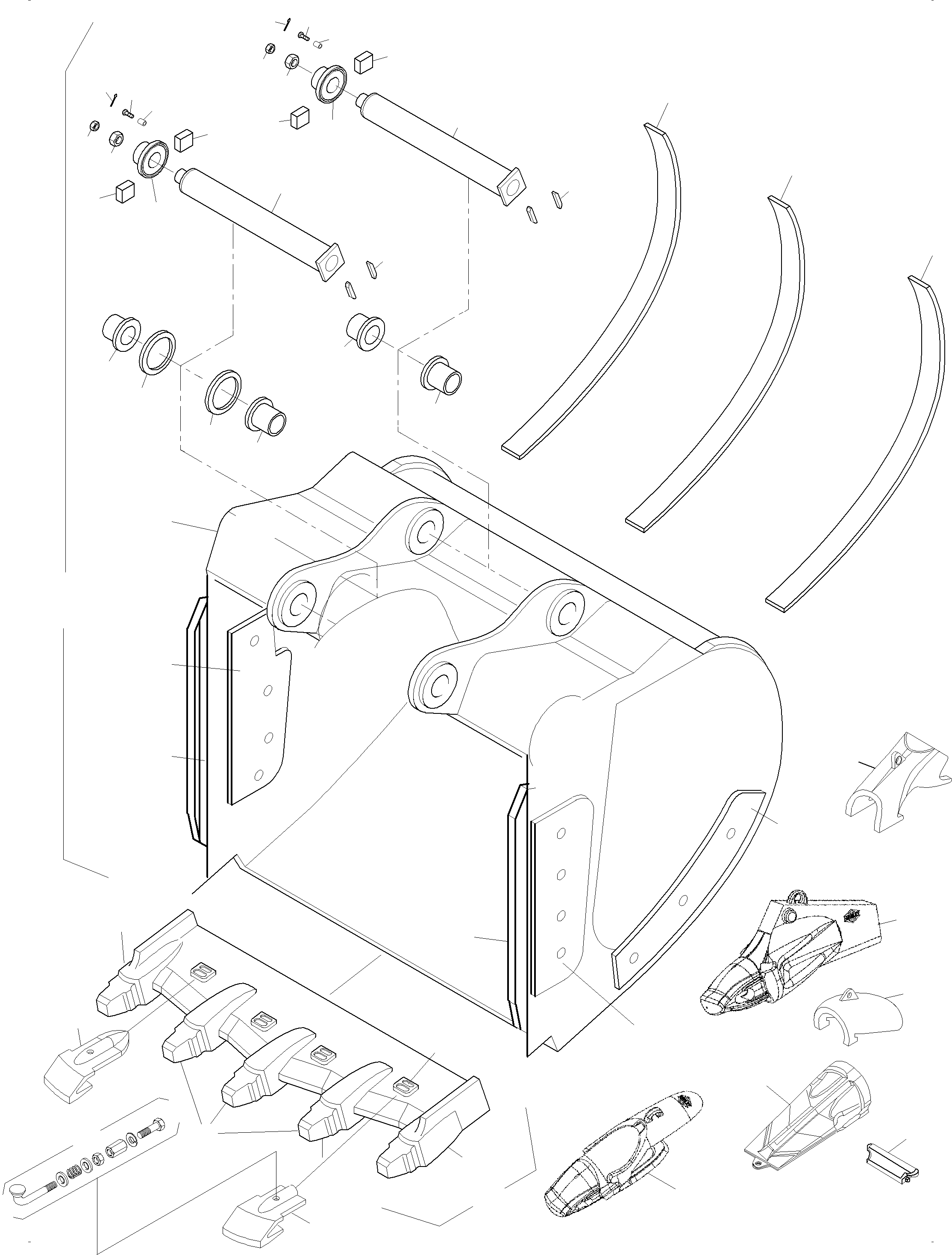 Excavators Mining Komatsu / PC3000-6 S/N 46217(G46217) / Backhoe 15 cbm with wear and tear parts (WP2)(485-4803i : 485-4803i)