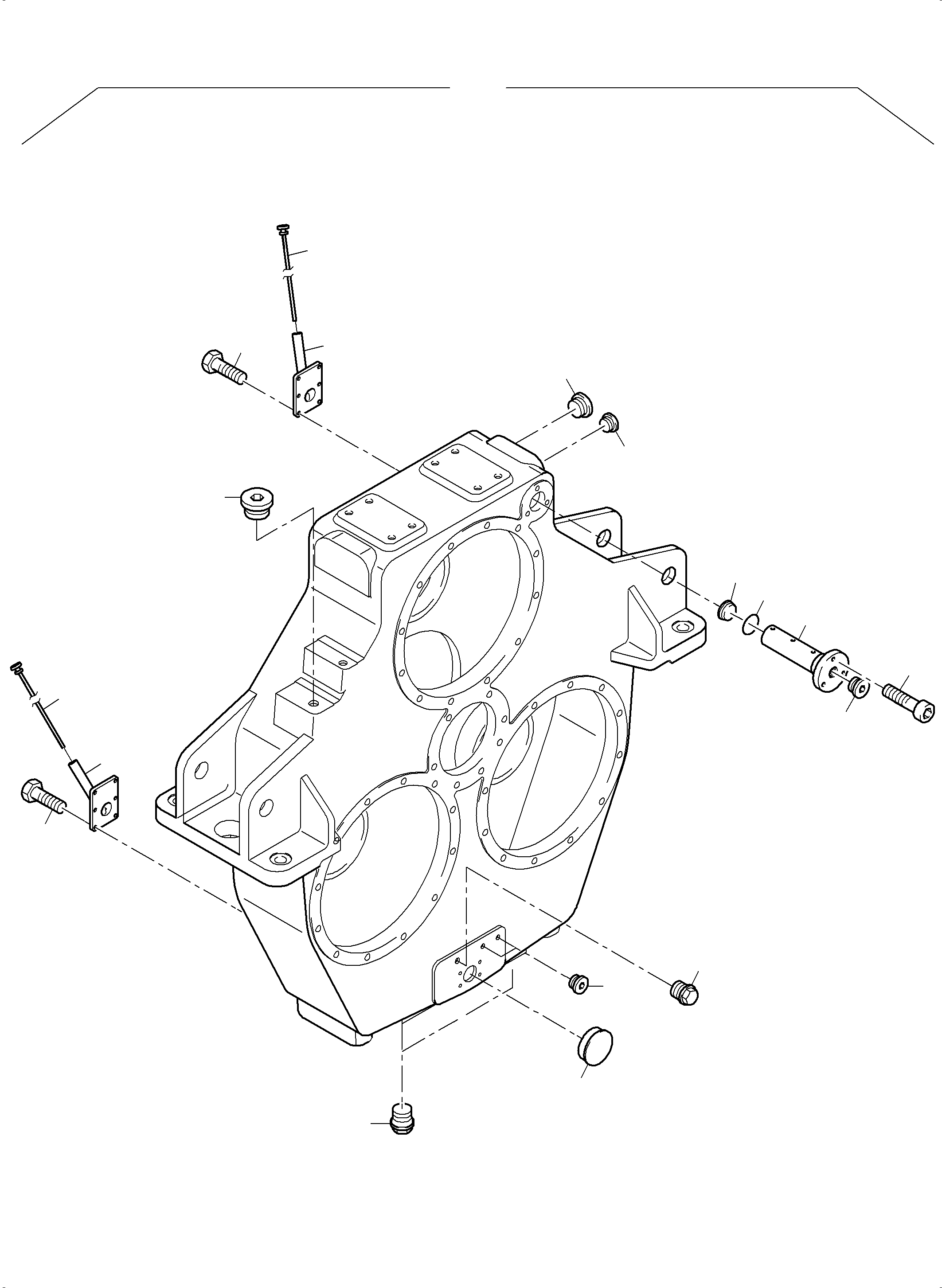Excavators Mining Komatsu / PC3000-6E S/N 46231(G46231) / Pump distributor gear(991-0867 : 991-0867)